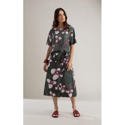 Saia Linho  Nice  Est Orquideas Verde