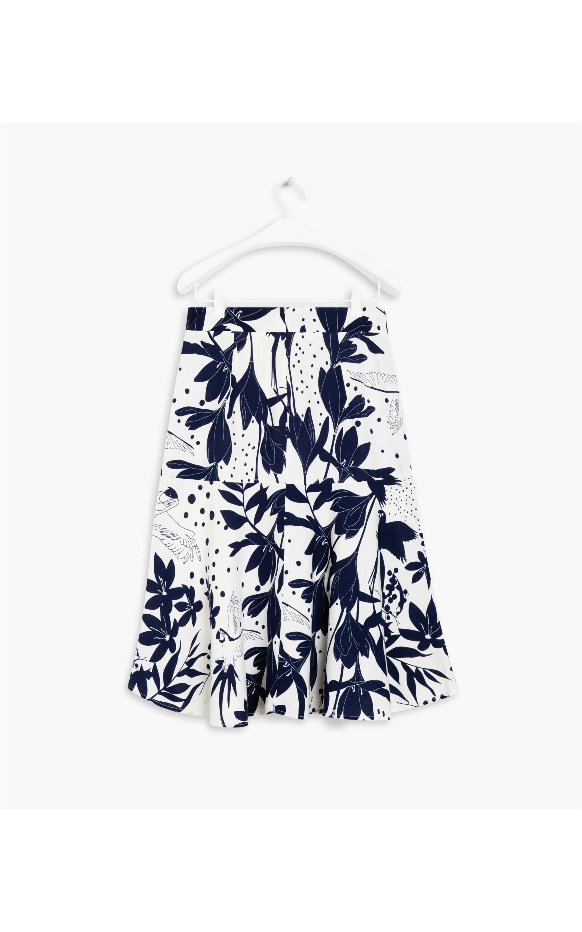 Saia Linho  Olivia  Est Arara Mono Purple Blue
