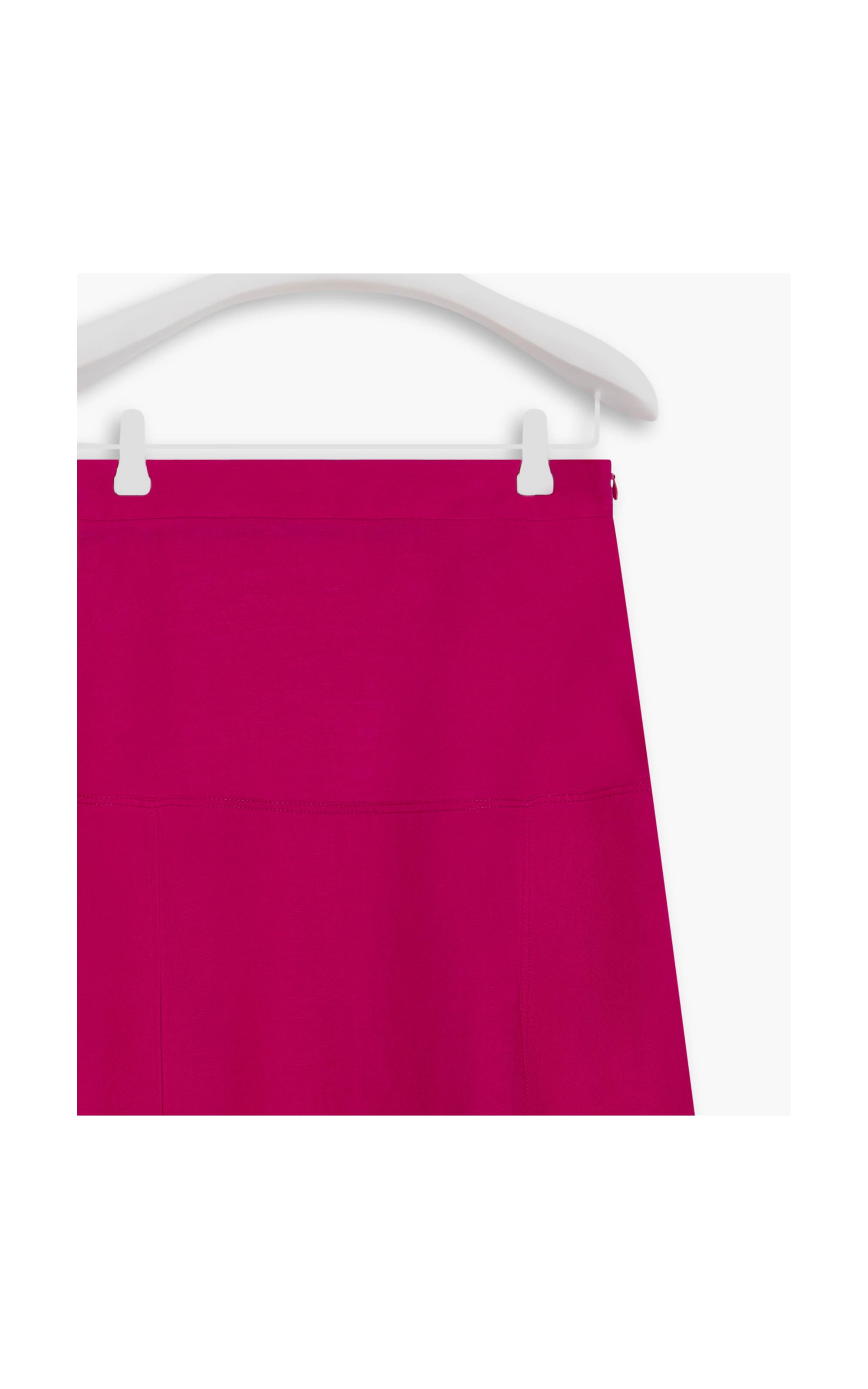 Saia Linho  Paola Fucsia