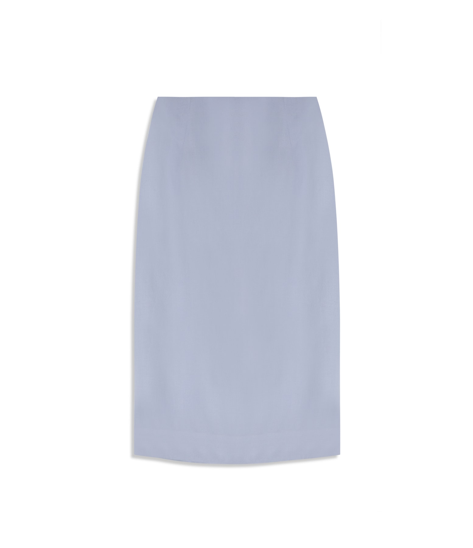 Saia Linho  Paris  Liso Azul Seco