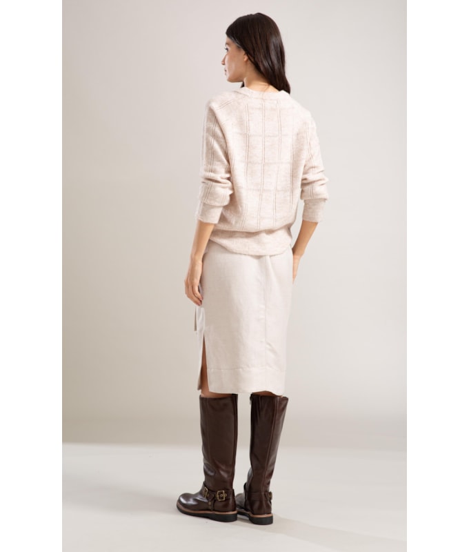 Saia Linho  Peahi  Liso Natural