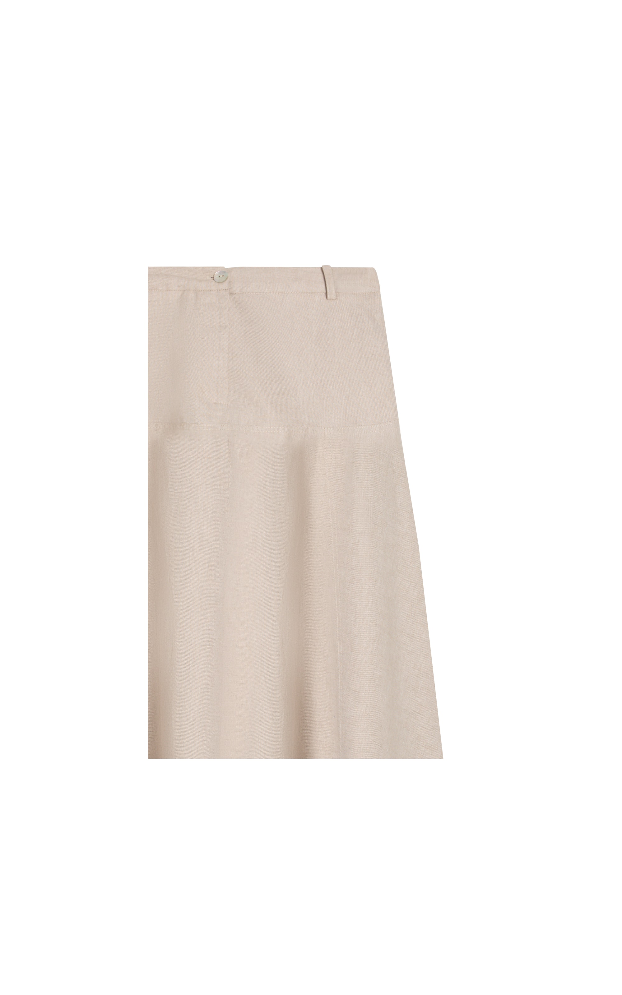 Saia Linho  Pilar Blend Liso Natural