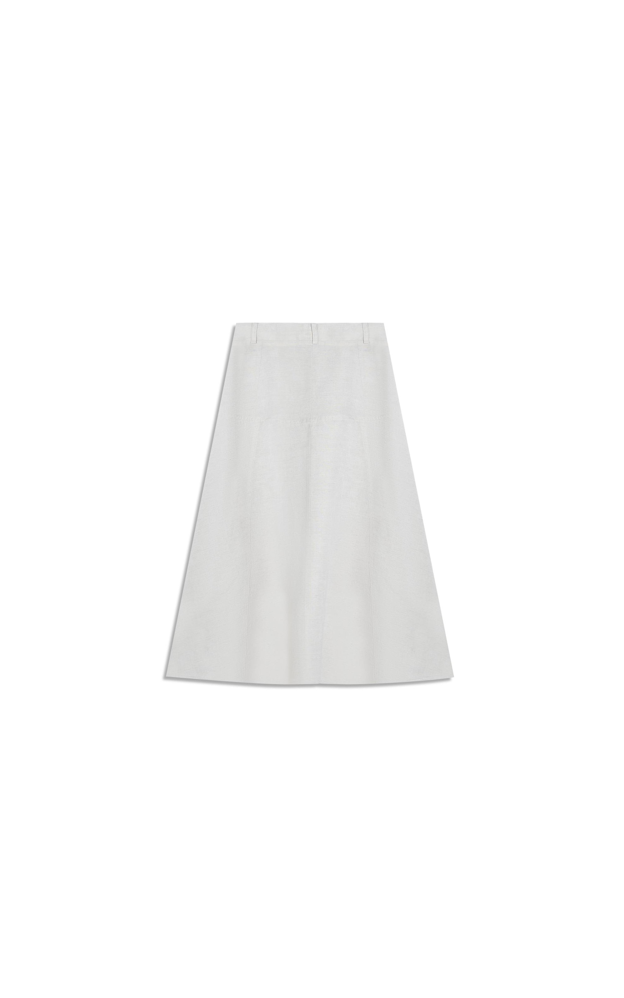 Saia Linho  Pilar  Liso Natural