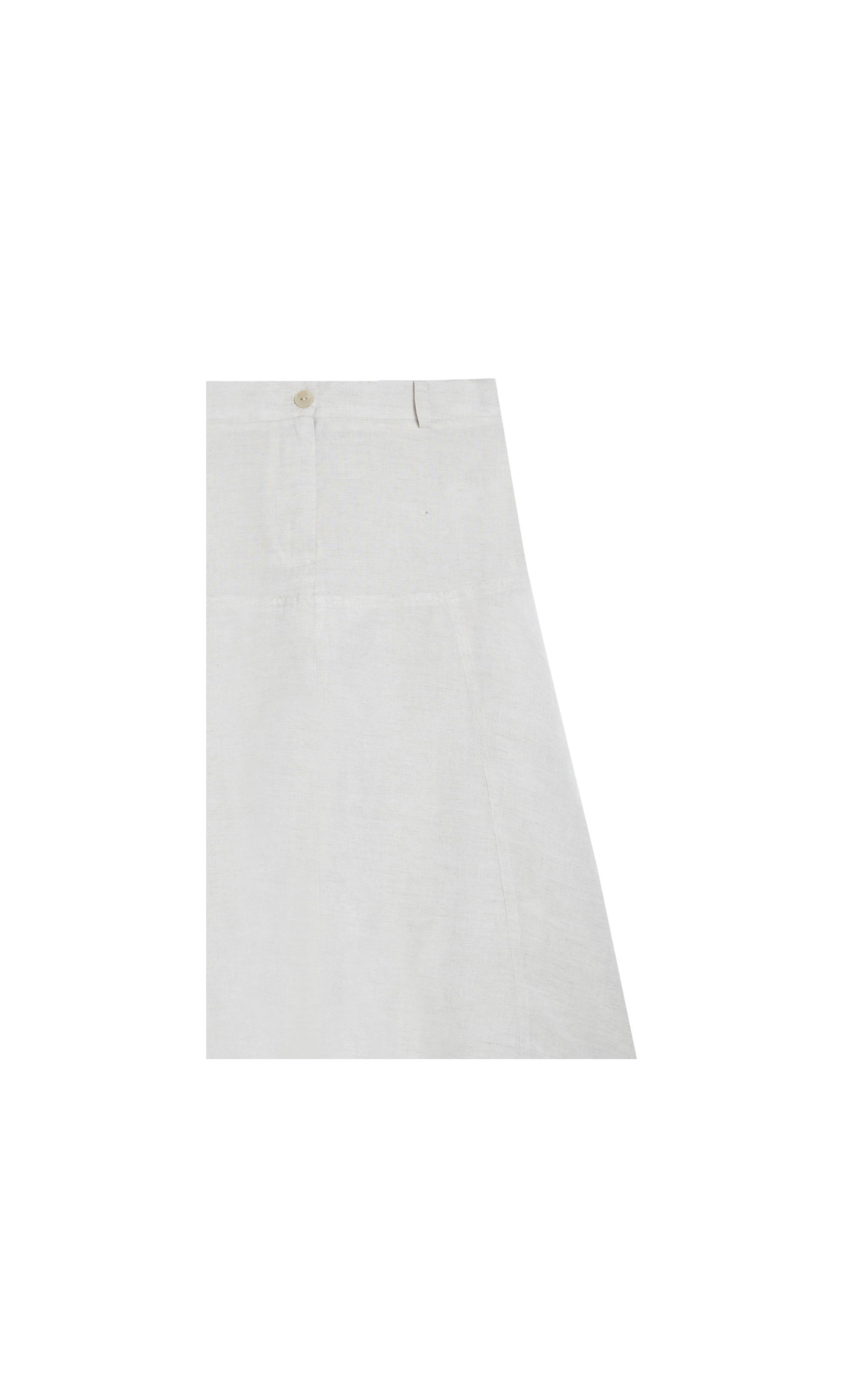 Saia Linho  Pilar  Liso Natural