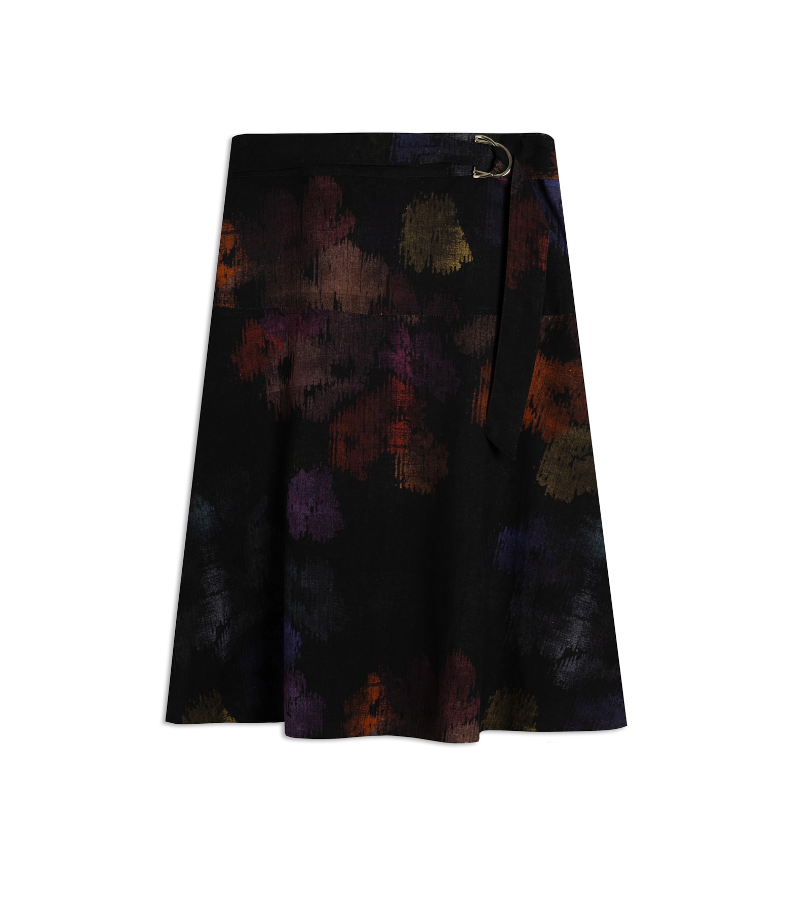 Saia Linho  Sofia  Est Velvet Preto