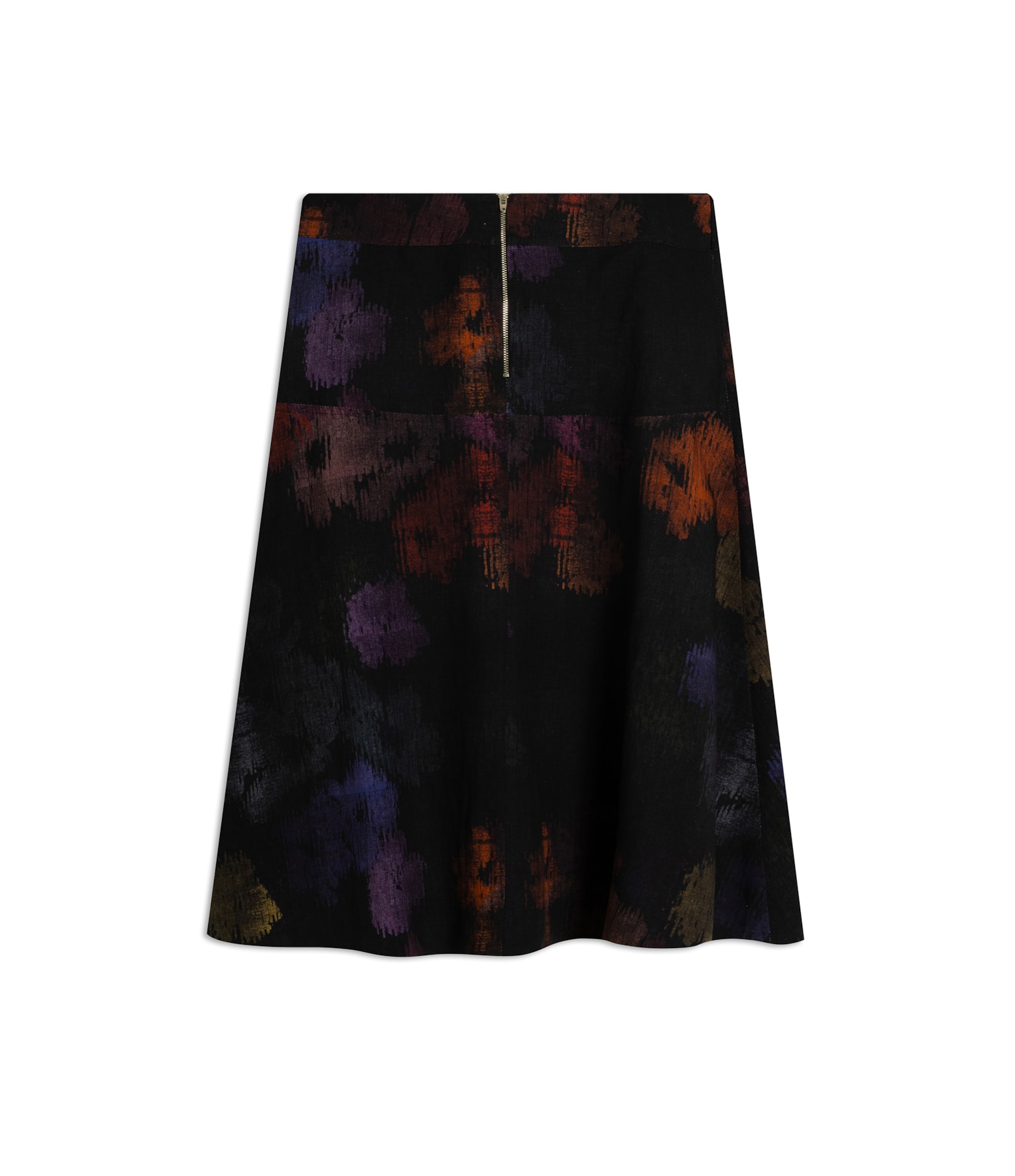 Saia Linho  Sofia  Est Velvet Preto