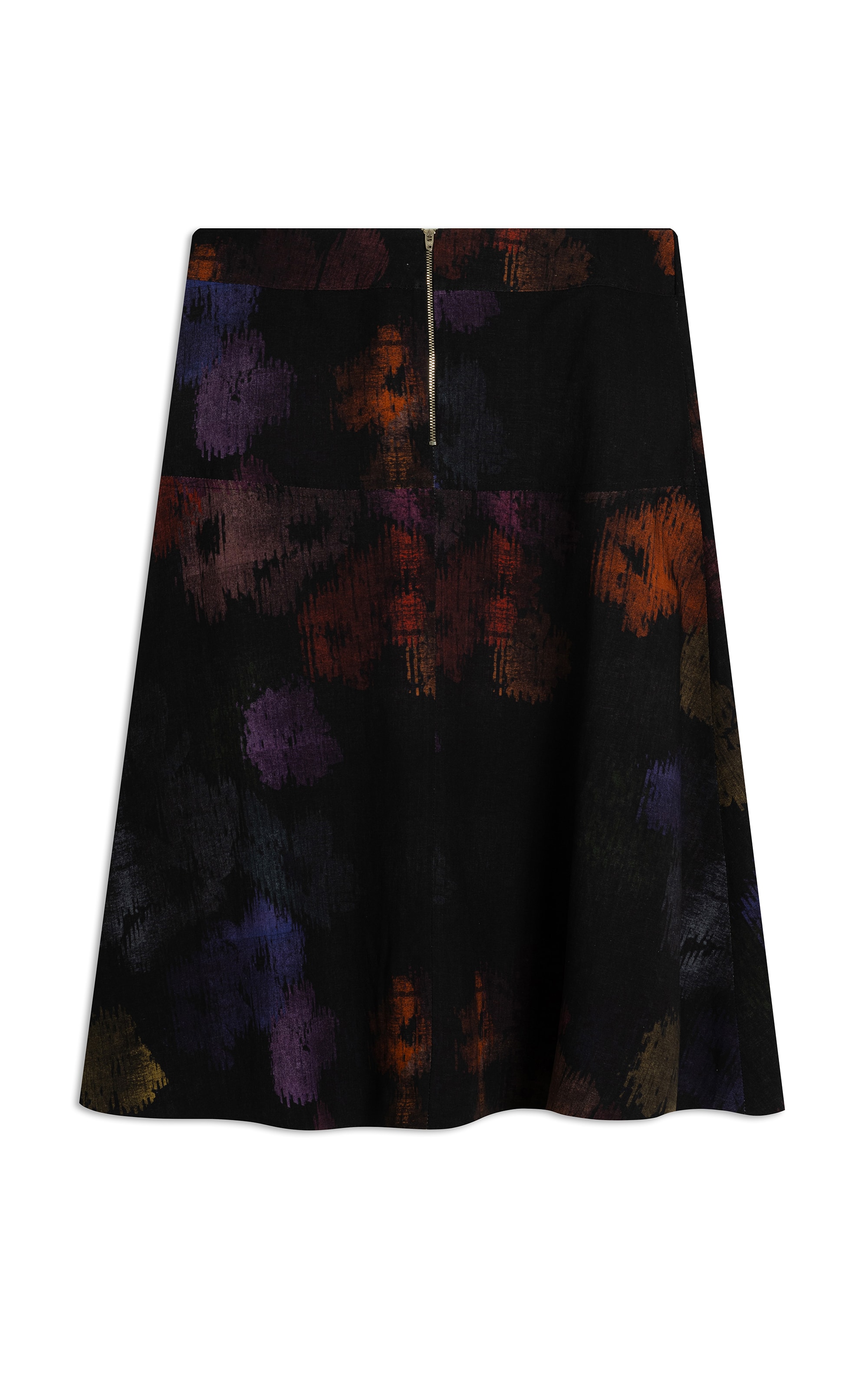 Saia Linho  Sofia  Est Velvet Preto