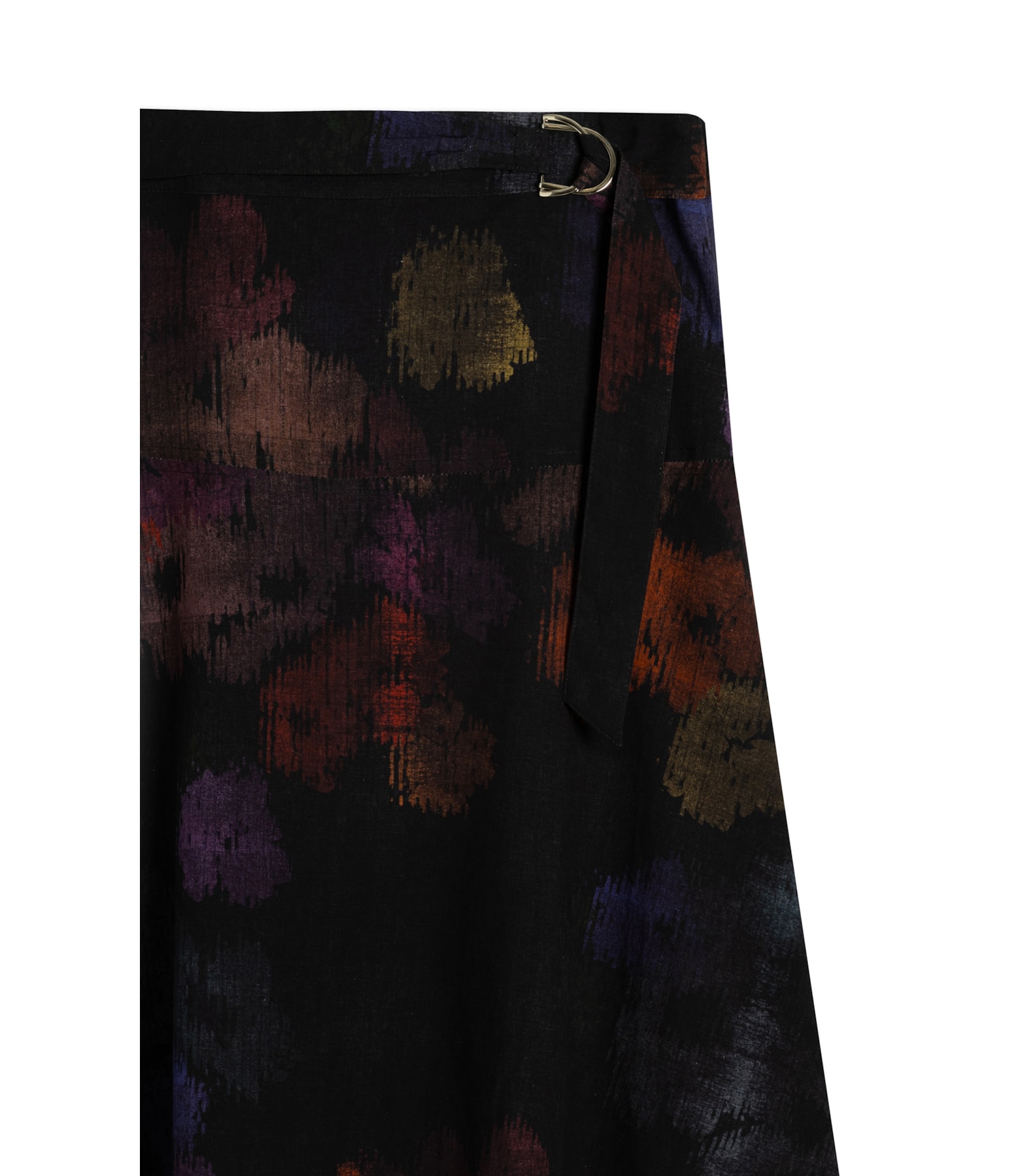 Saia Linho  Sofia  Est Velvet Preto
