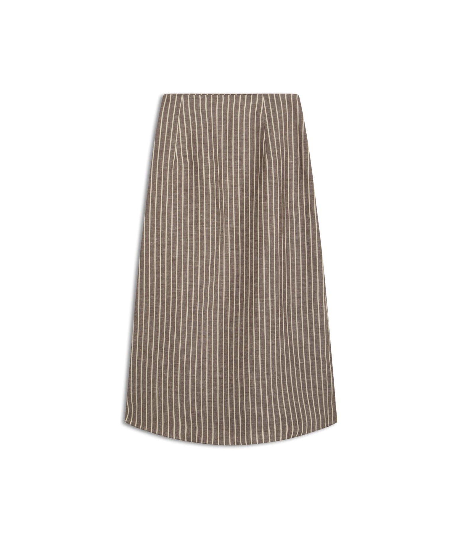 Saia Linho  Soupe  Fio Tinto Marrom