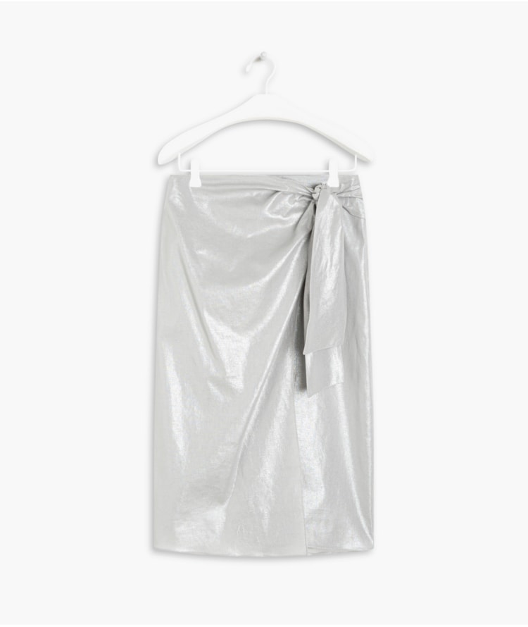 Saia Linho  Soupe  Glow Prata