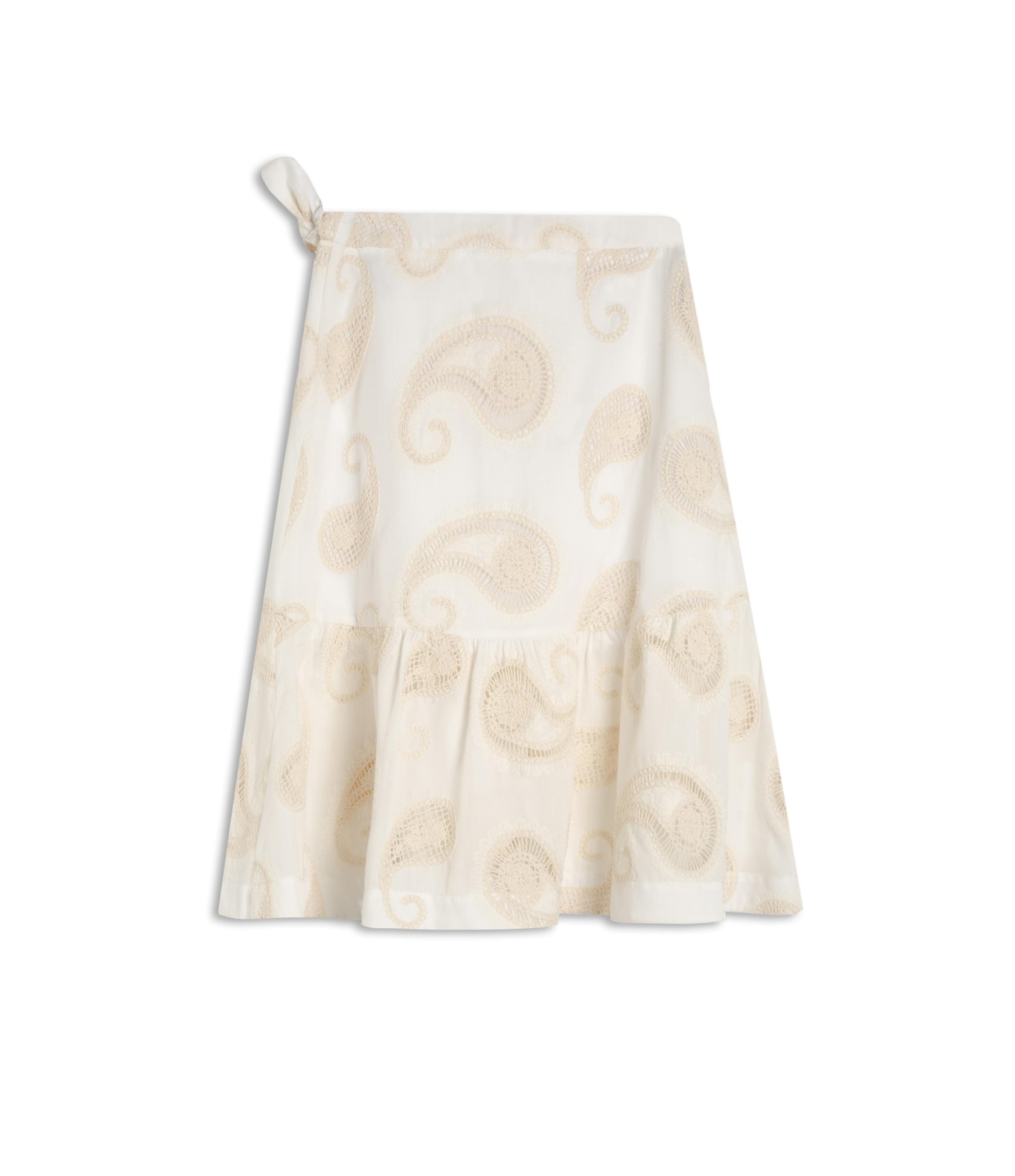 Saia Mariana Bordada Off White