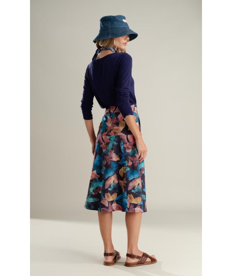 Saia Mariana Dark Navy