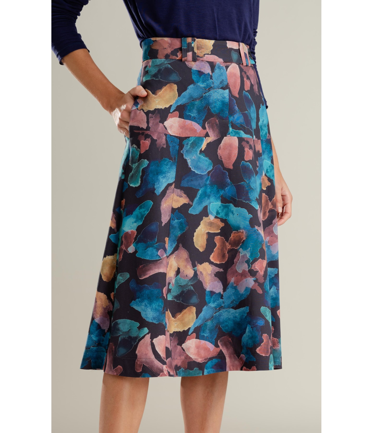 Saia Mariana Dark Navy