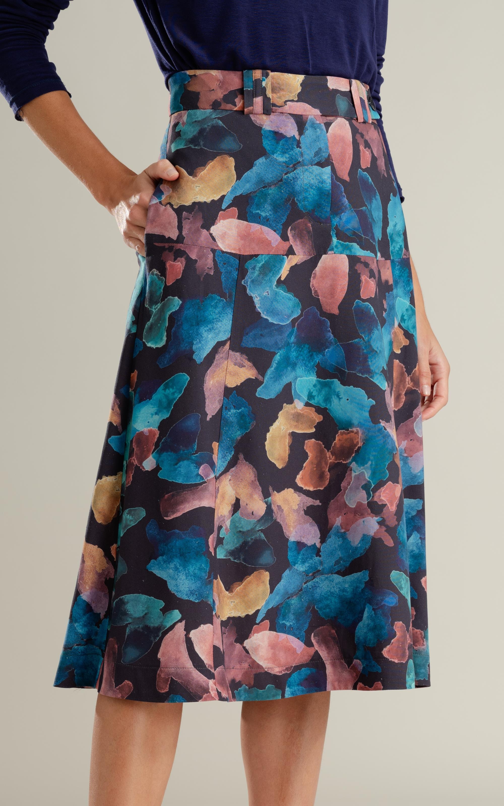 Saia Mariana Dark Navy