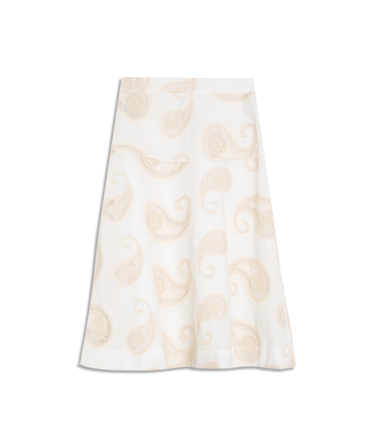 Saia Peter Bordado Guipir Off White