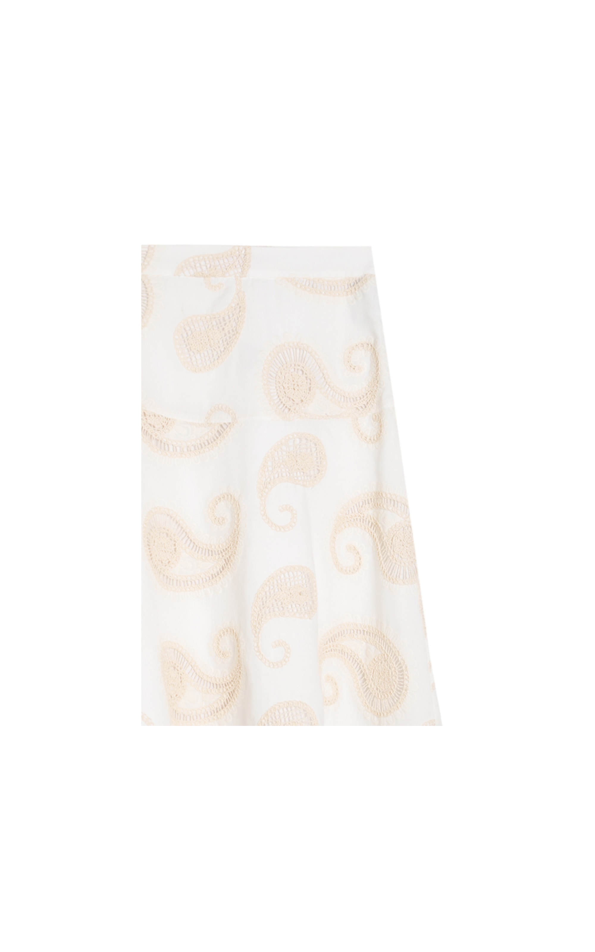 Saia Peter Bordado Guipir Off White