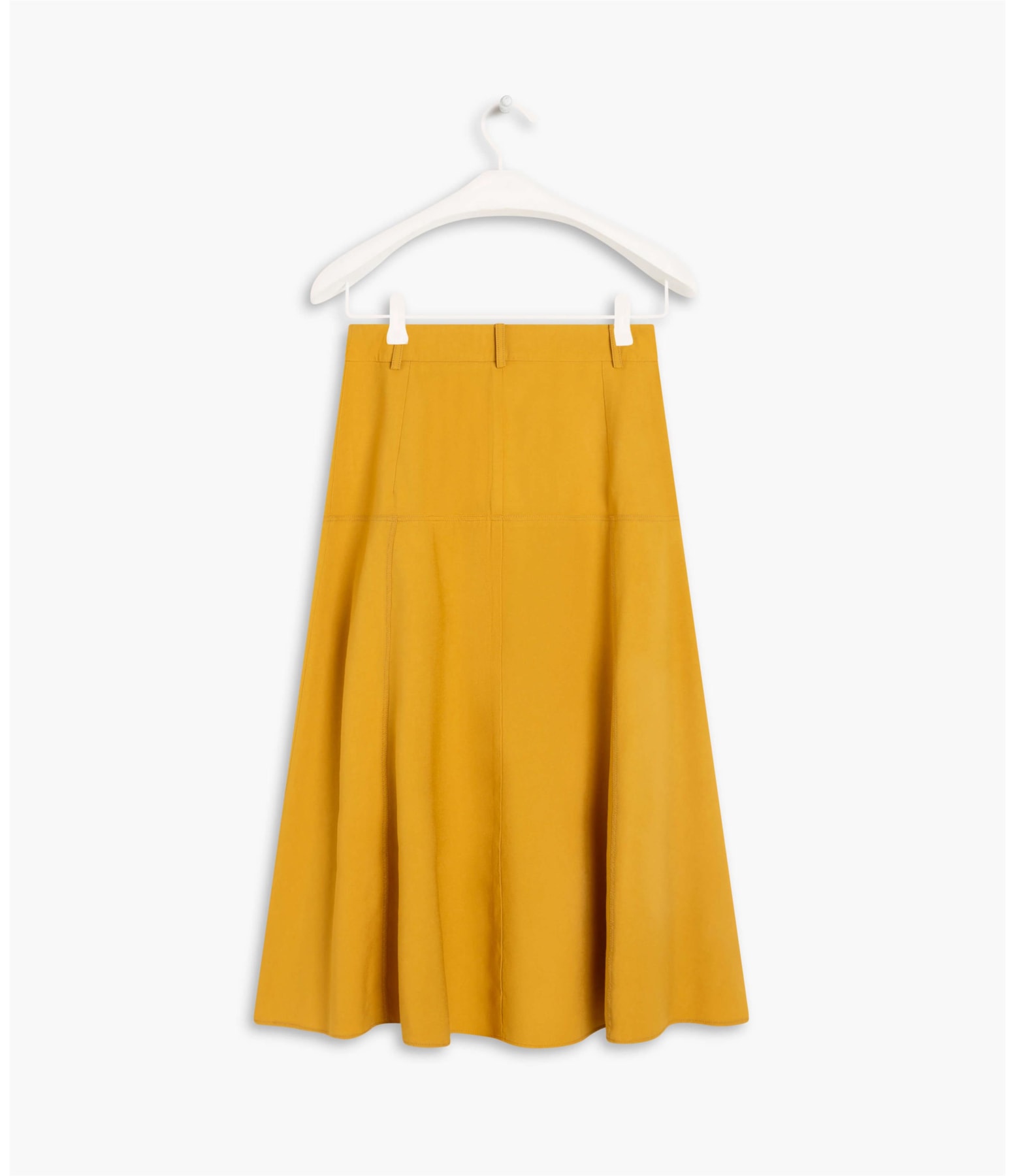 Saia Pilar Viscose Lisa Mostarda
