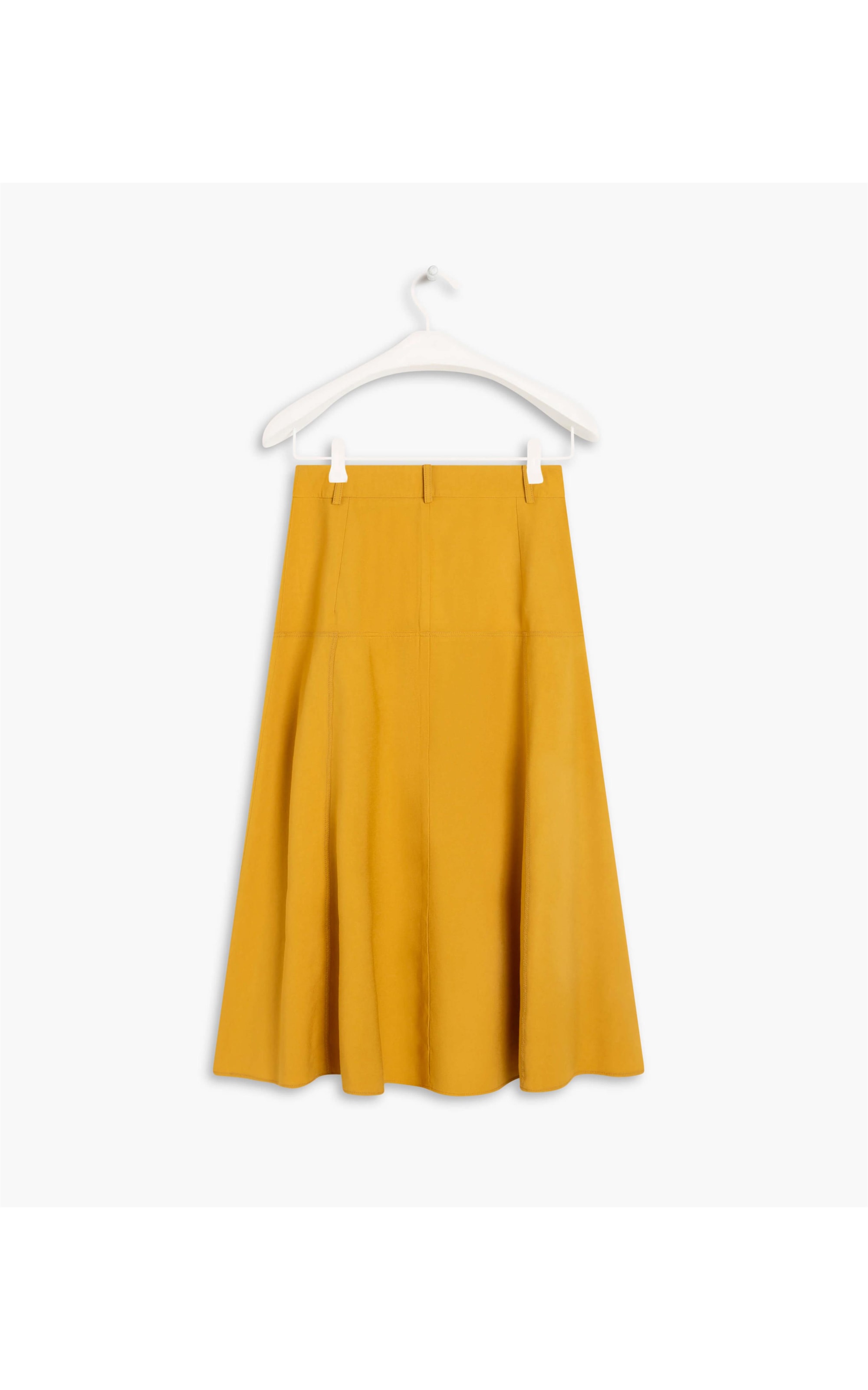 Saia Pilar Viscose Lisa Mostarda