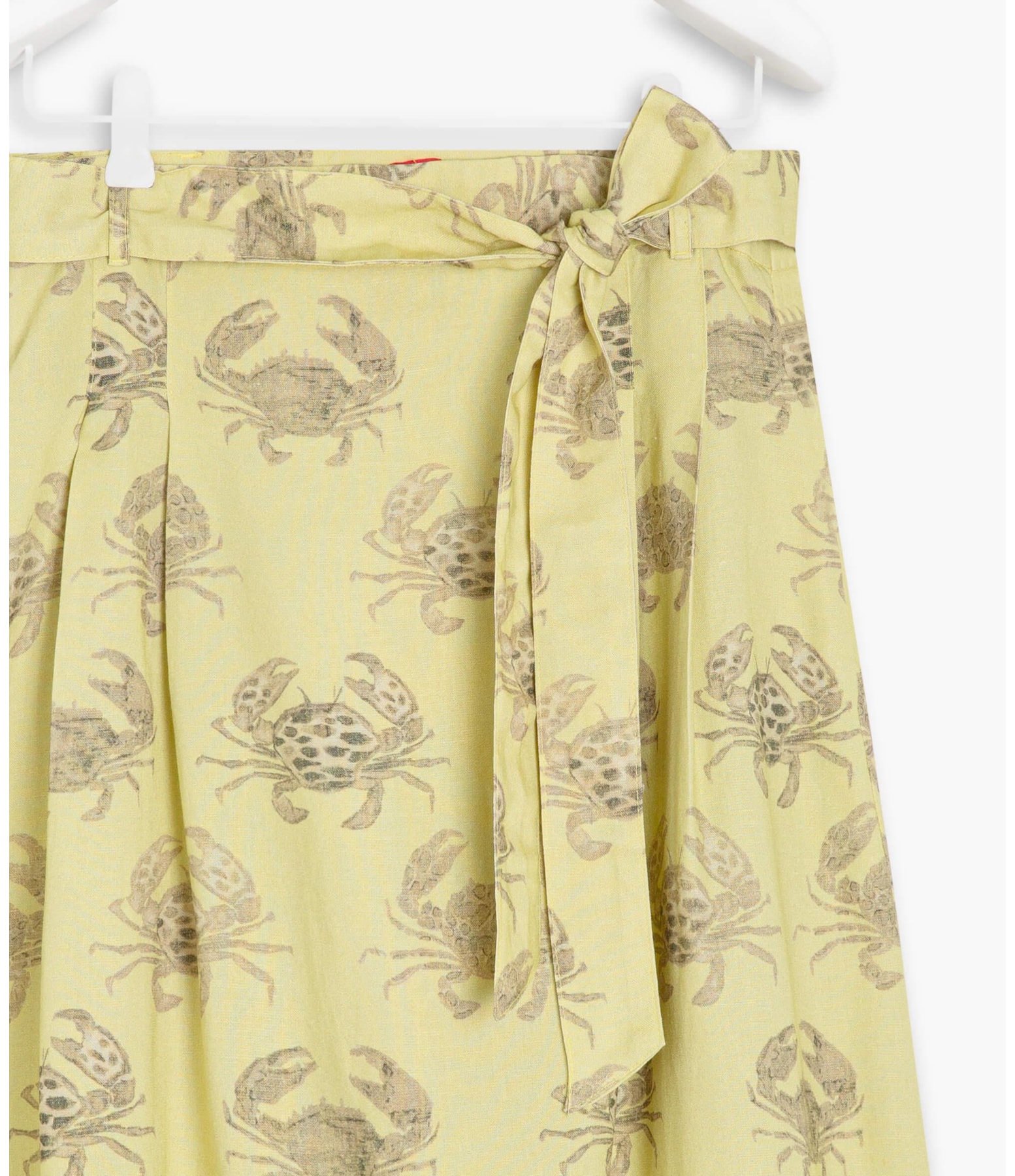 Saia  Puro Linho Lorena  Est Water Crab Lemon