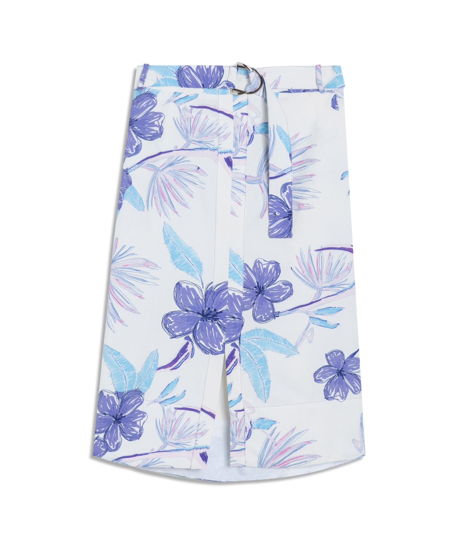 Saia Raya Linho Blend Est Caete Branco