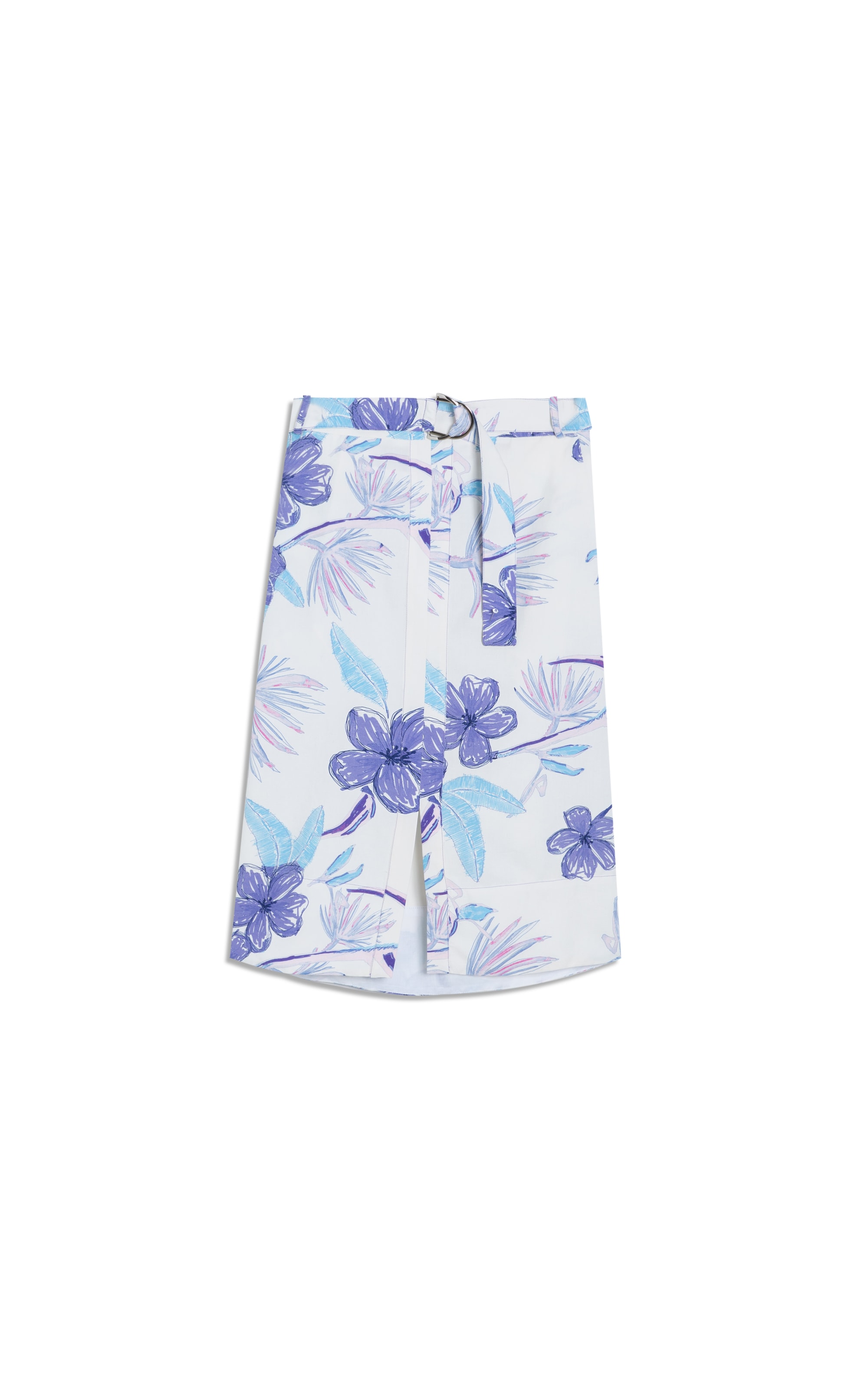 Saia Raya Linho Blend Est Caete Branco