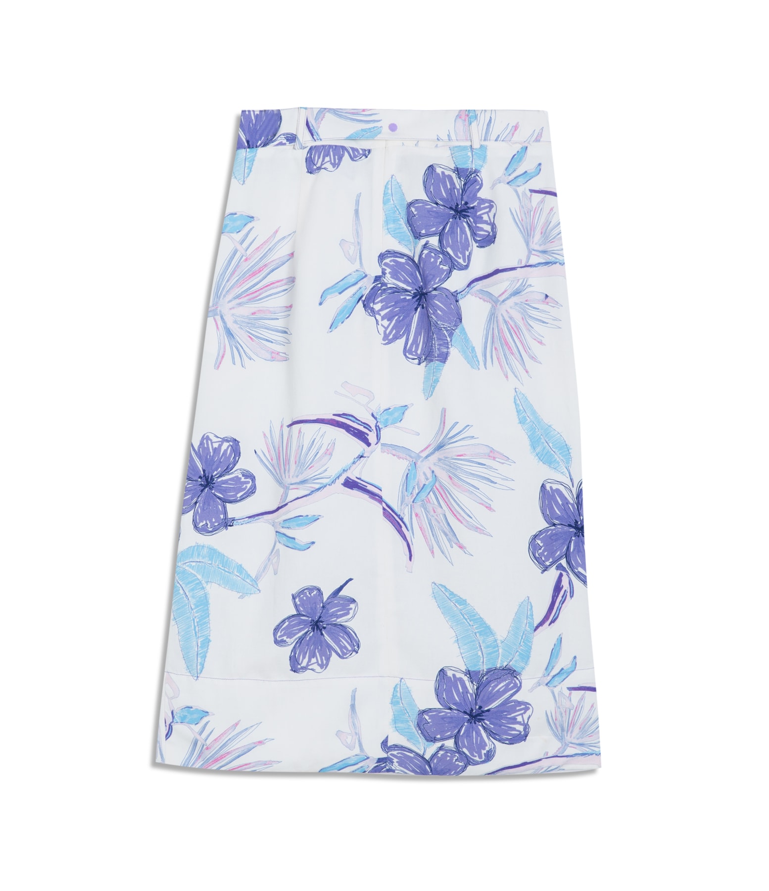 Saia Raya Linho Blend Est Caete Branco