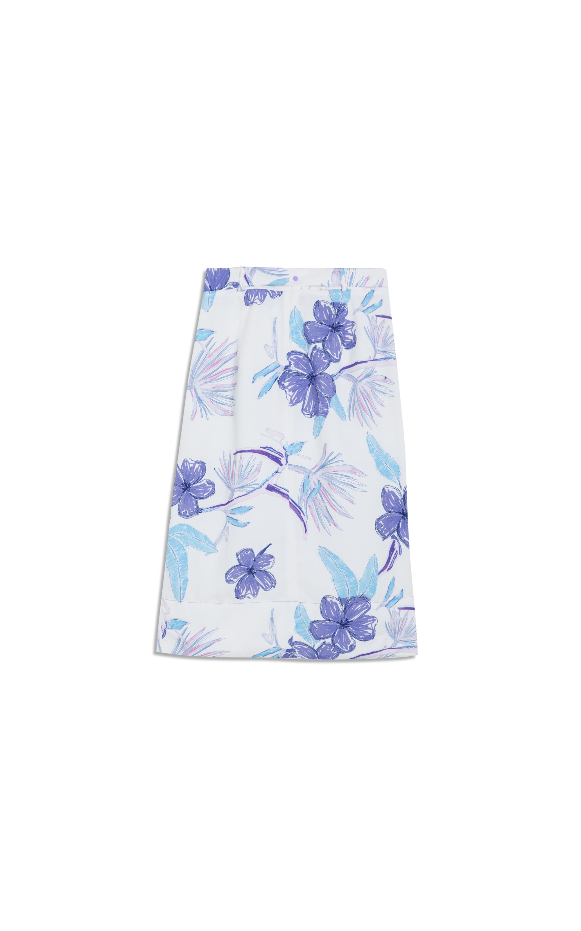Saia Raya Linho Blend Est Caete Branco