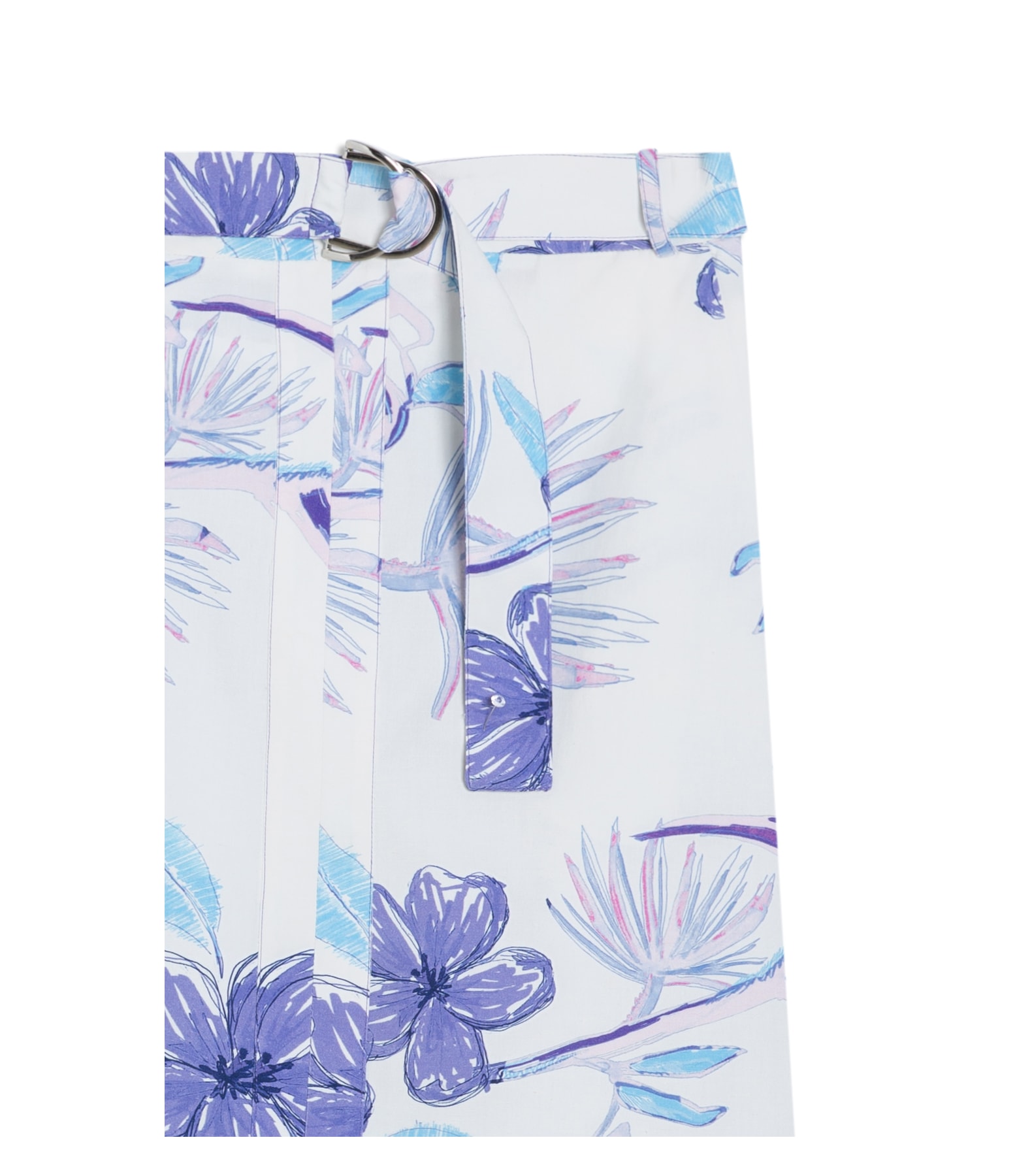 Saia Raya Linho Blend Est Caete Branco
