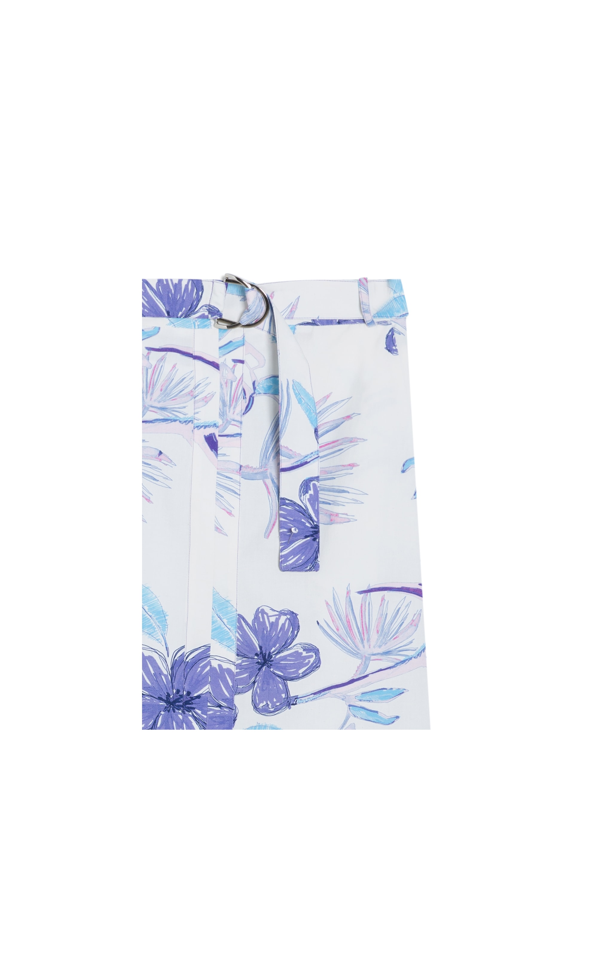 Saia Raya Linho Blend Est Caete Branco