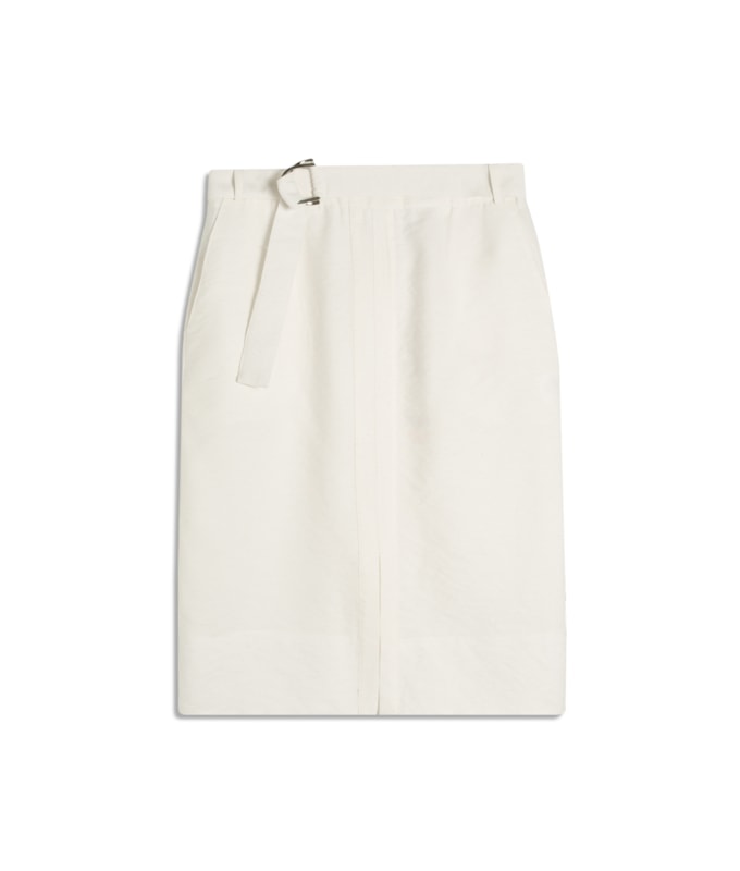 Saia Raya Linho Blend Liso Off White
