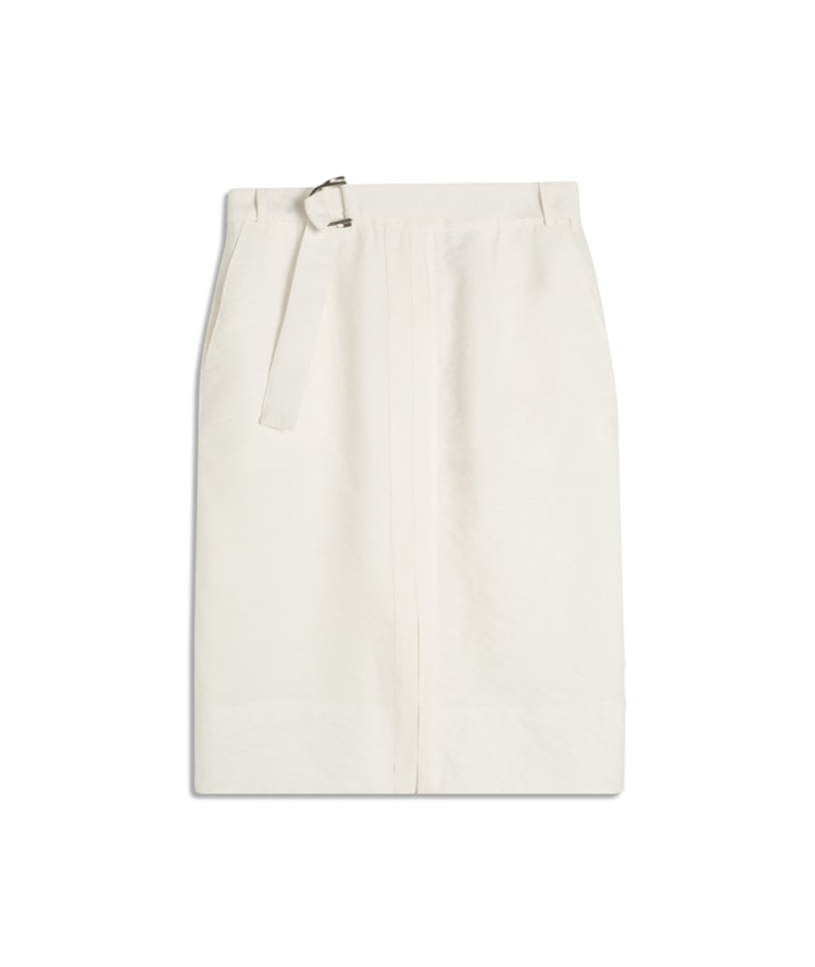 Saia Raya Linho Blend Liso Off White