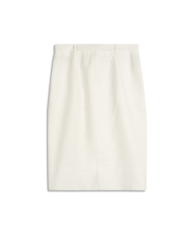 Saia Raya Linho Blend Liso Off White