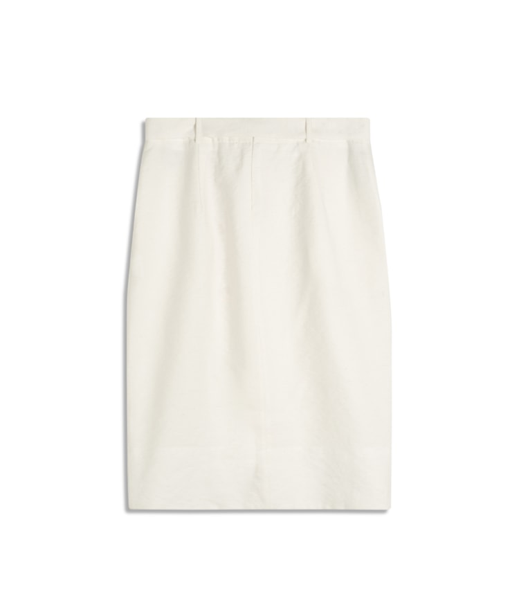 Saia Raya Linho Blend Liso Off White