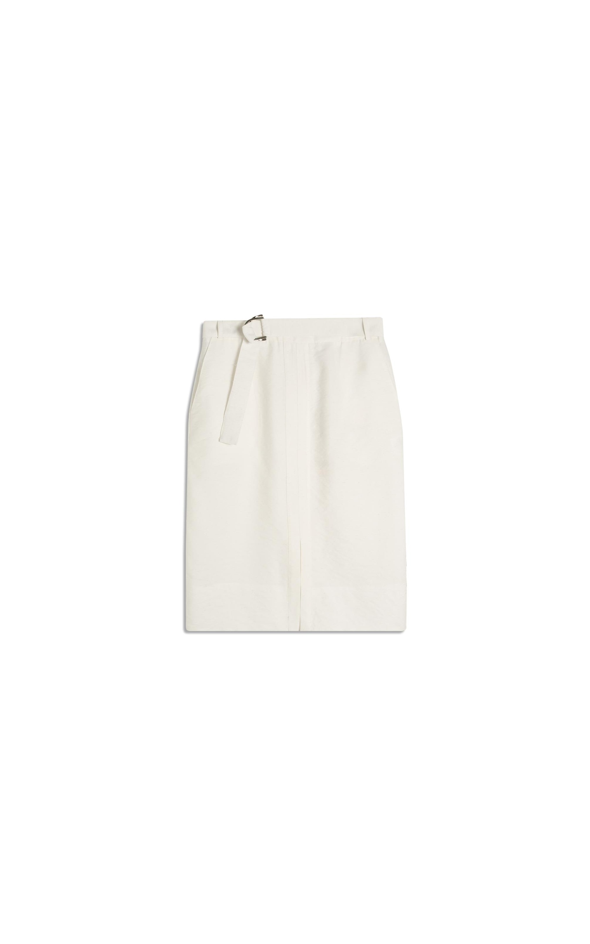 Saia Raya Linho Blend Liso Off White