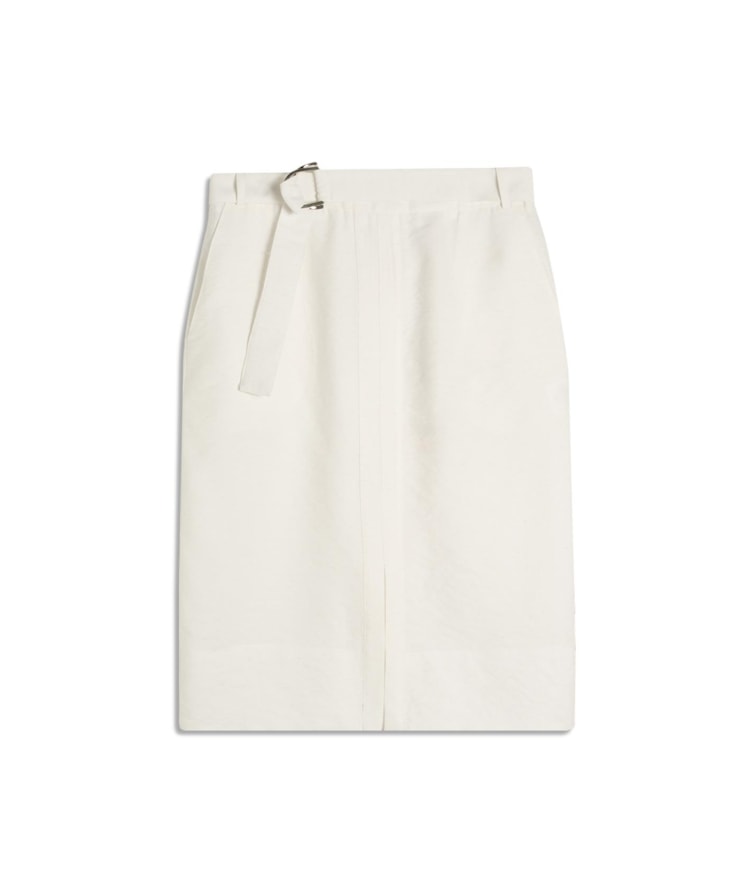 Saia Raya Linho Blend Liso Off White