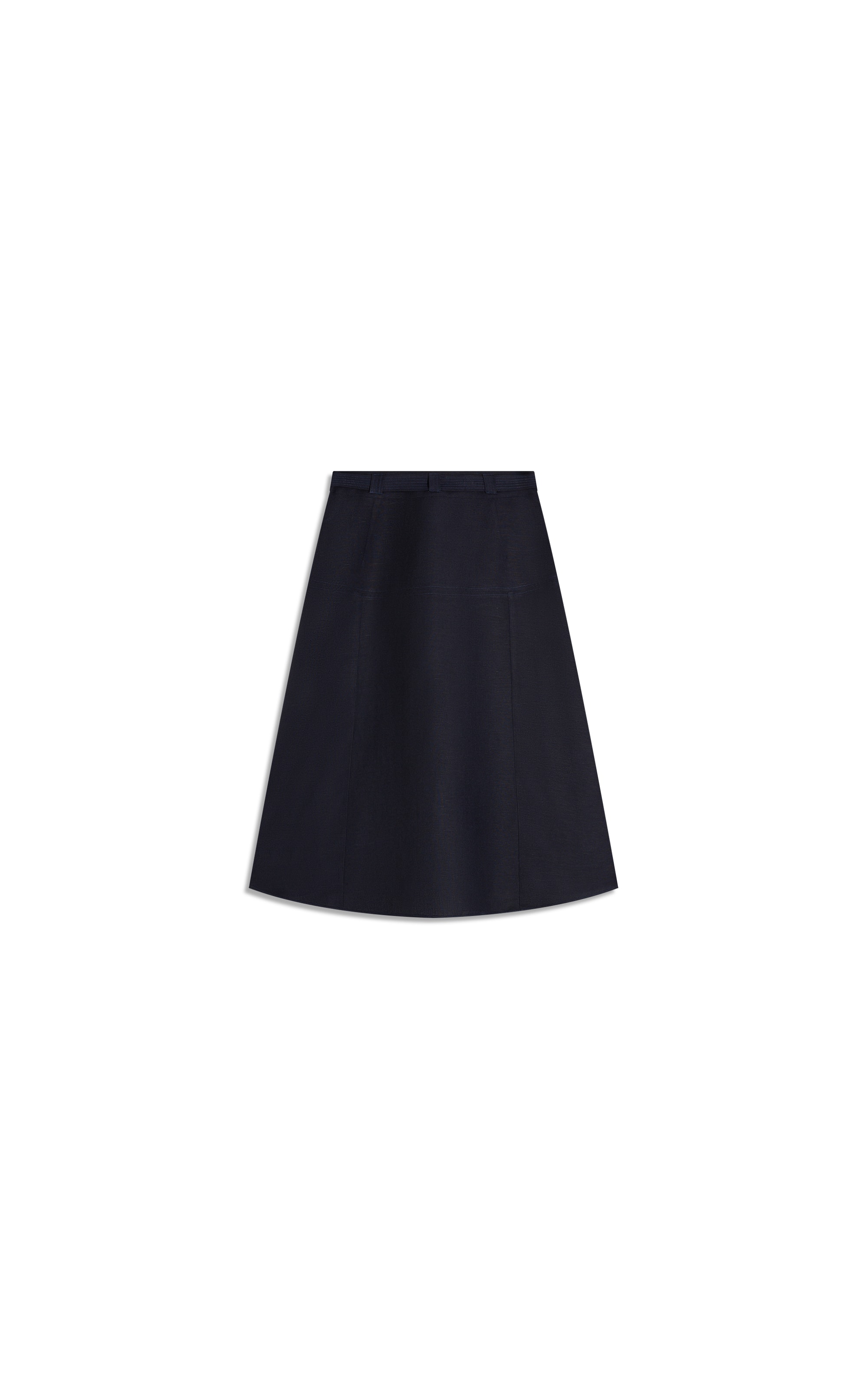 Saia Roma Liso Dark Navy