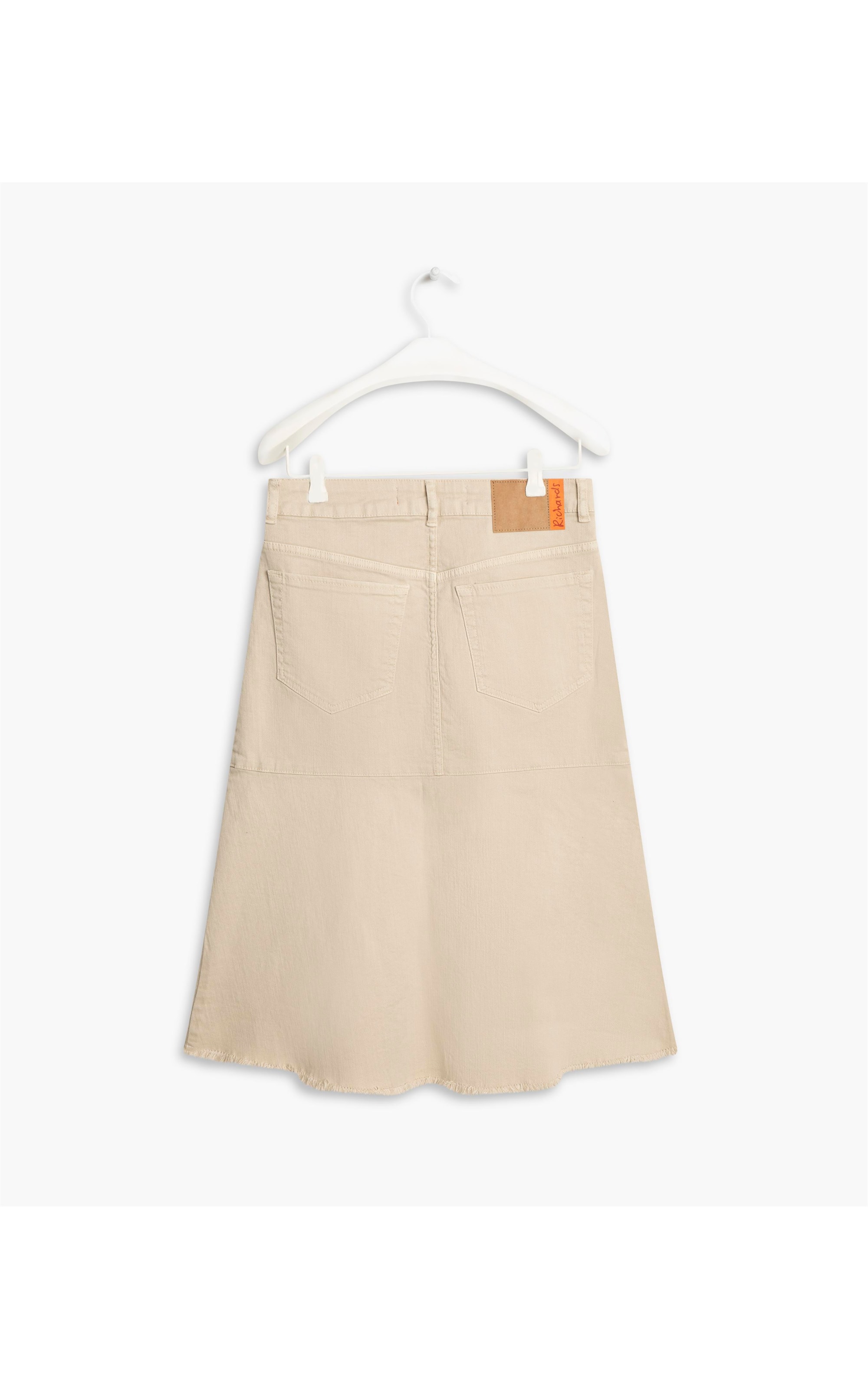 Saia Sereia Denim Color Stretch Gelo