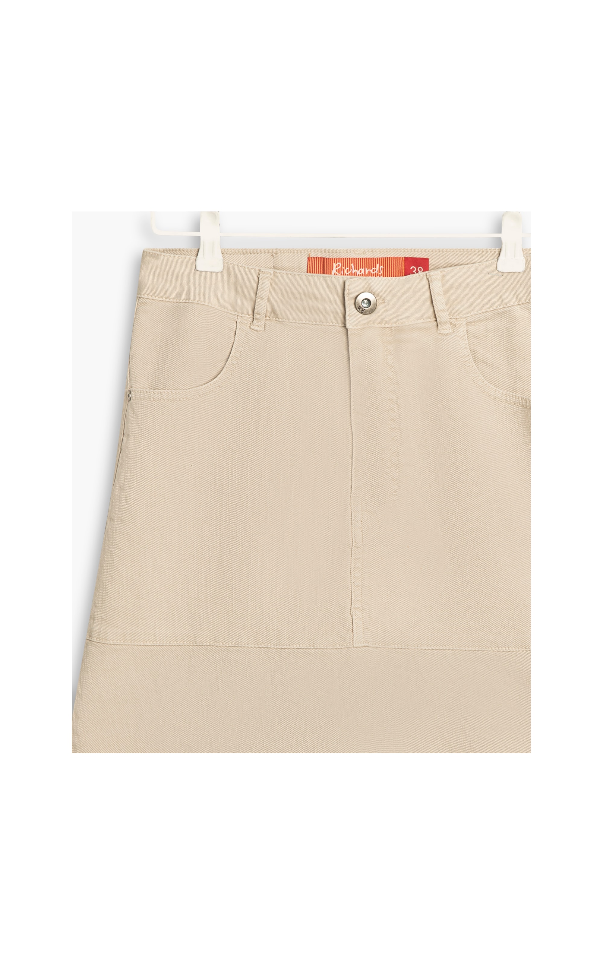 Saia Sereia Denim Color Stretch Gelo