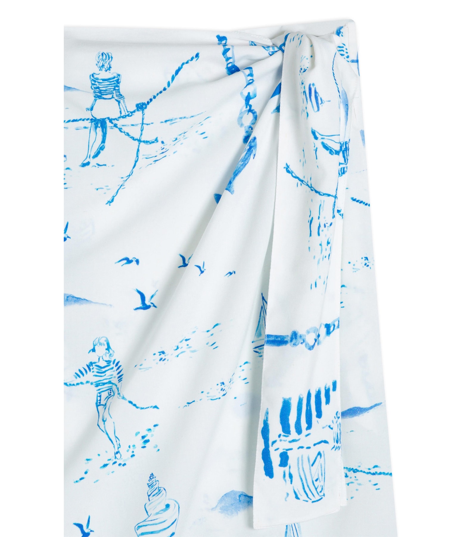 Saia Soupe Sailor Azul Bic