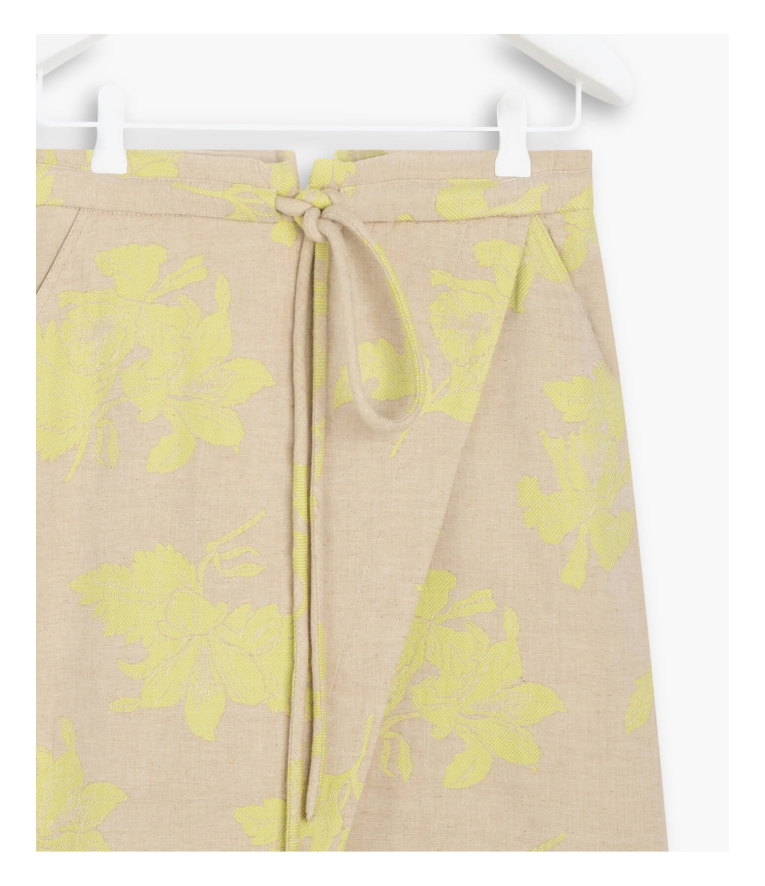 Saia Vanessa Jacquard Orquidea Lemon