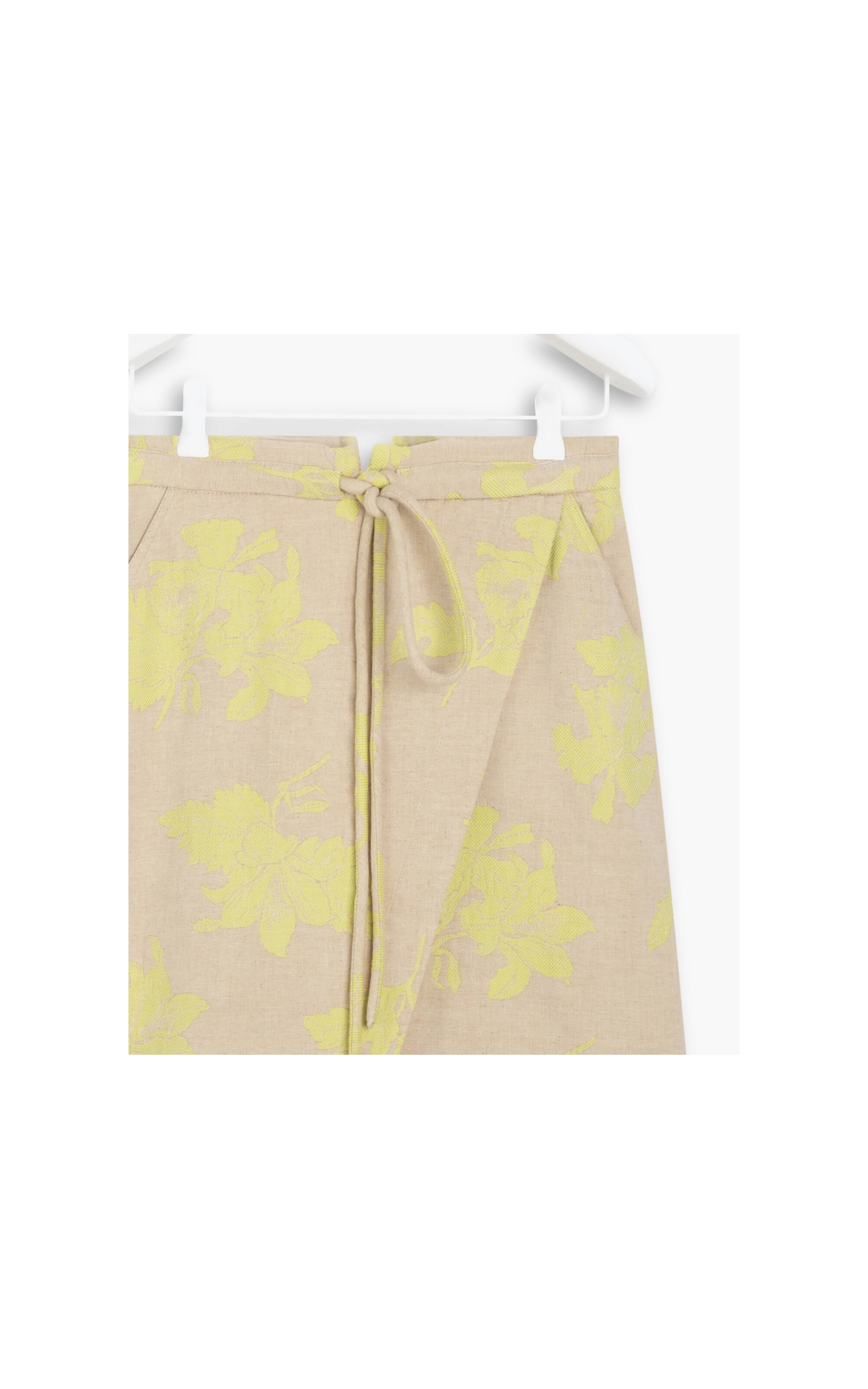 Saia Vanessa Jacquard Orquidea Lemon