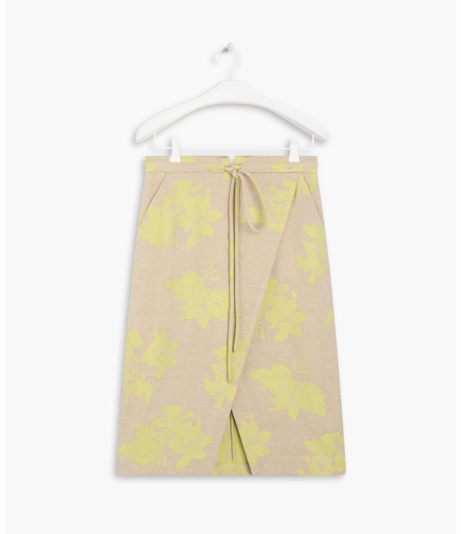 Saia Vanessa Jacquard Orquidea Lemon