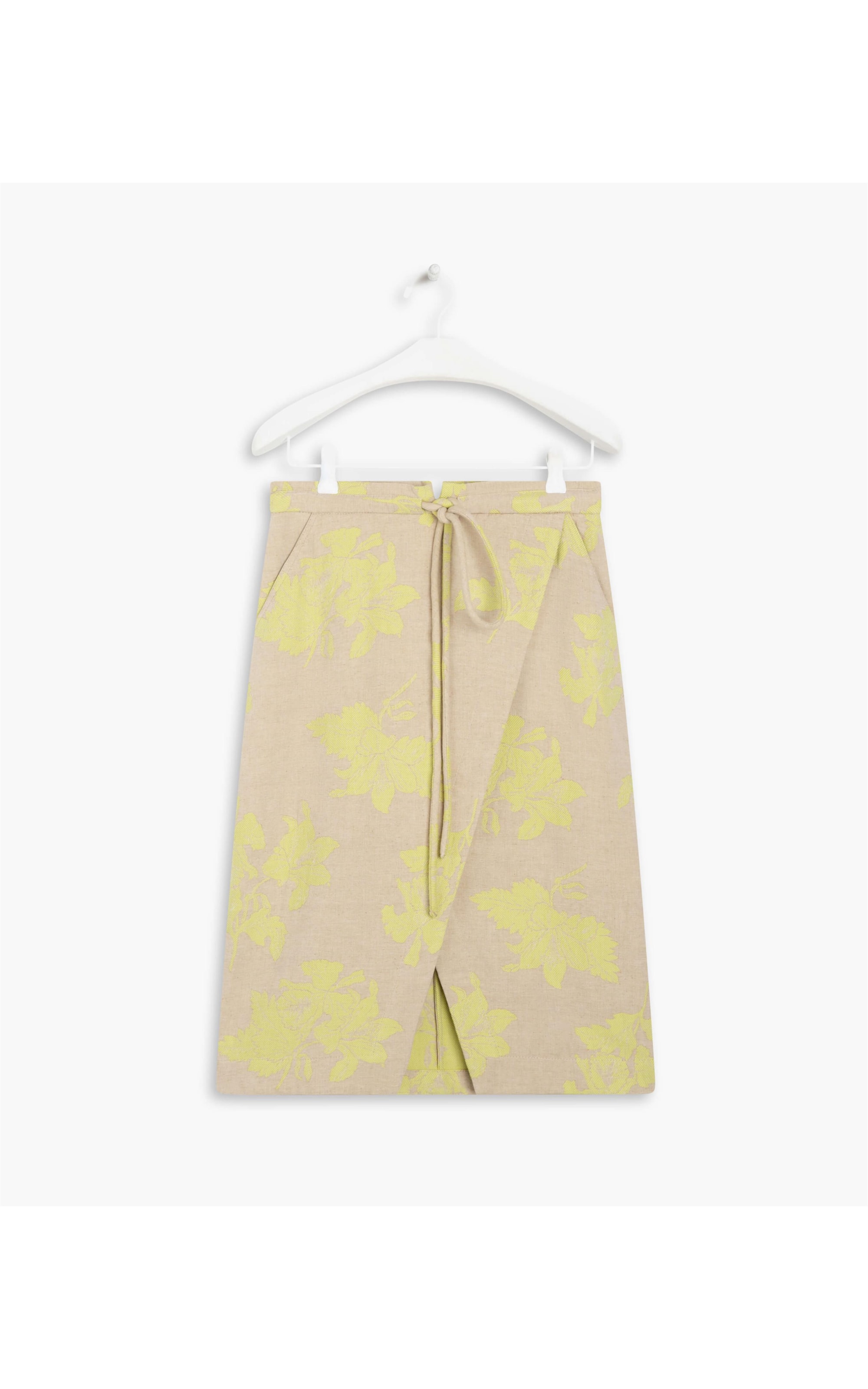Saia Vanessa Jacquard Orquidea Lemon