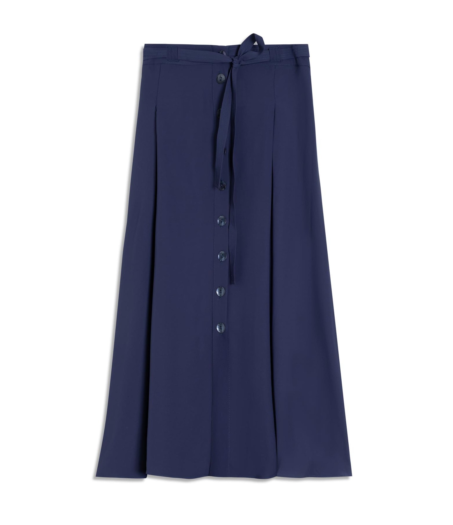 Saia Vera Plissada Lisa Purple Blue