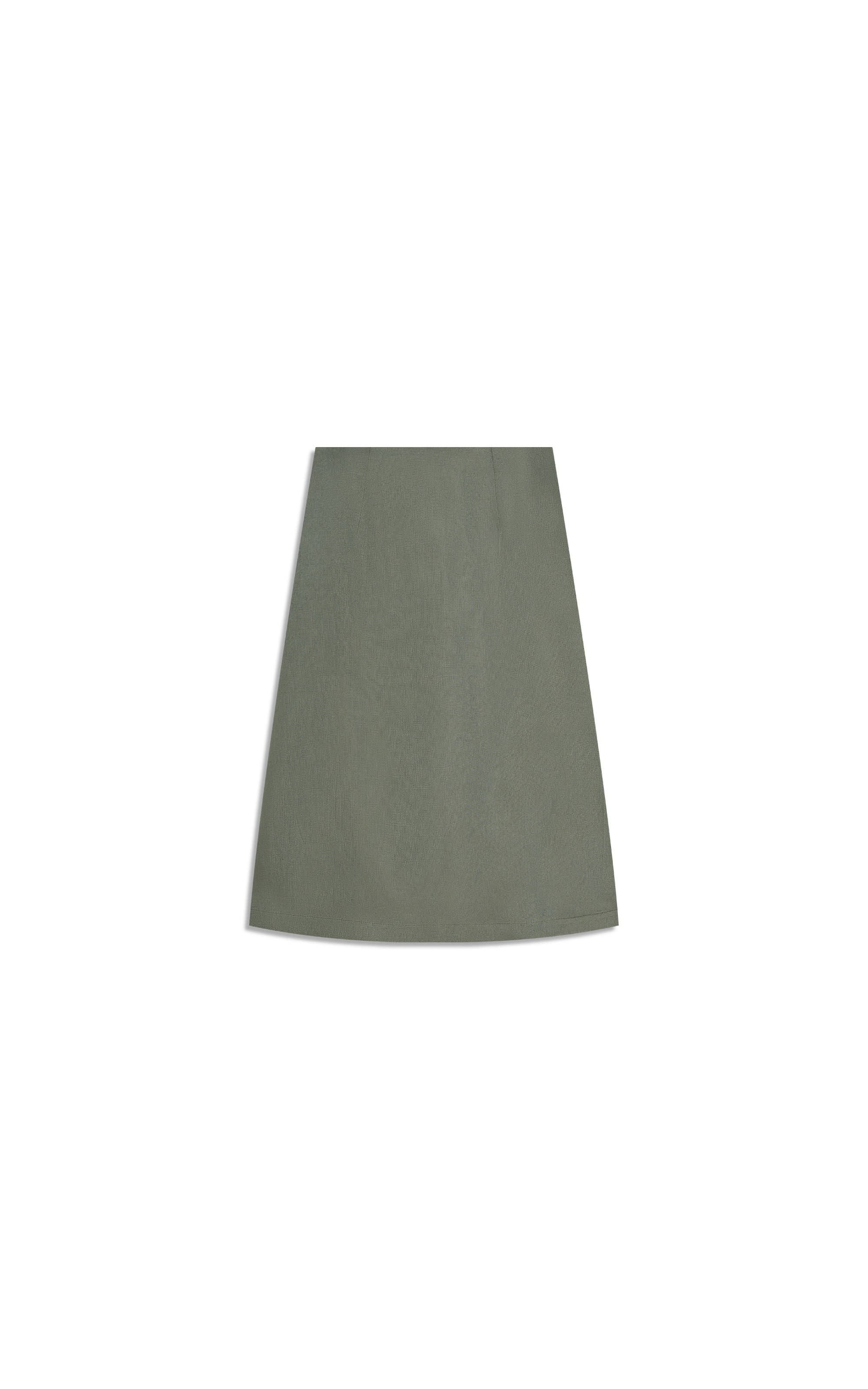 Saia Viola Lb Liso Verde Army