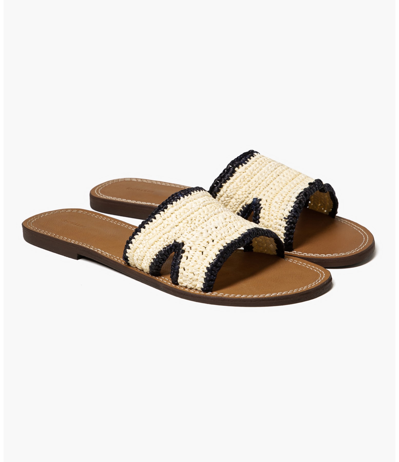 Sandália Crochet Natural