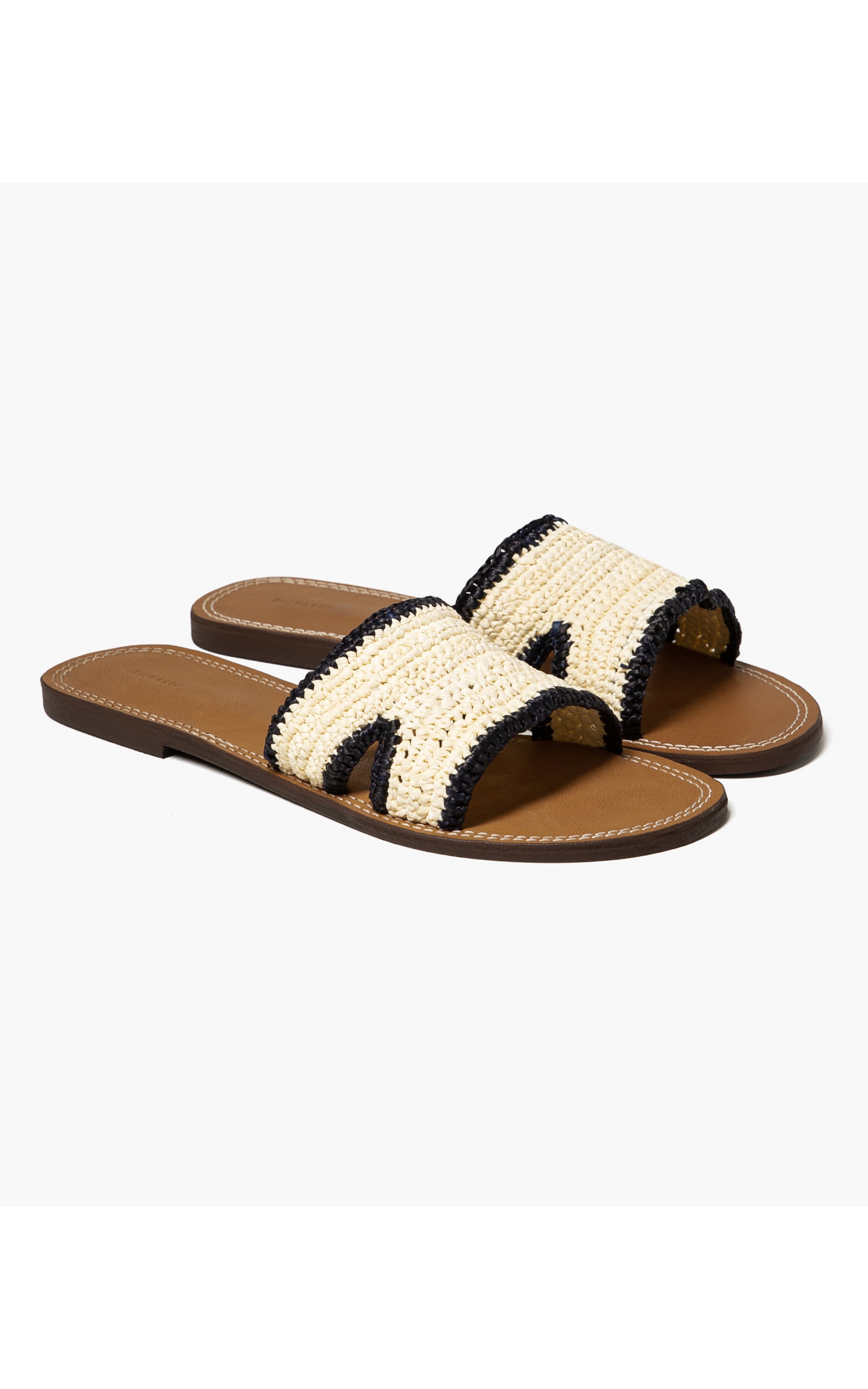 Sandália Crochet Natural