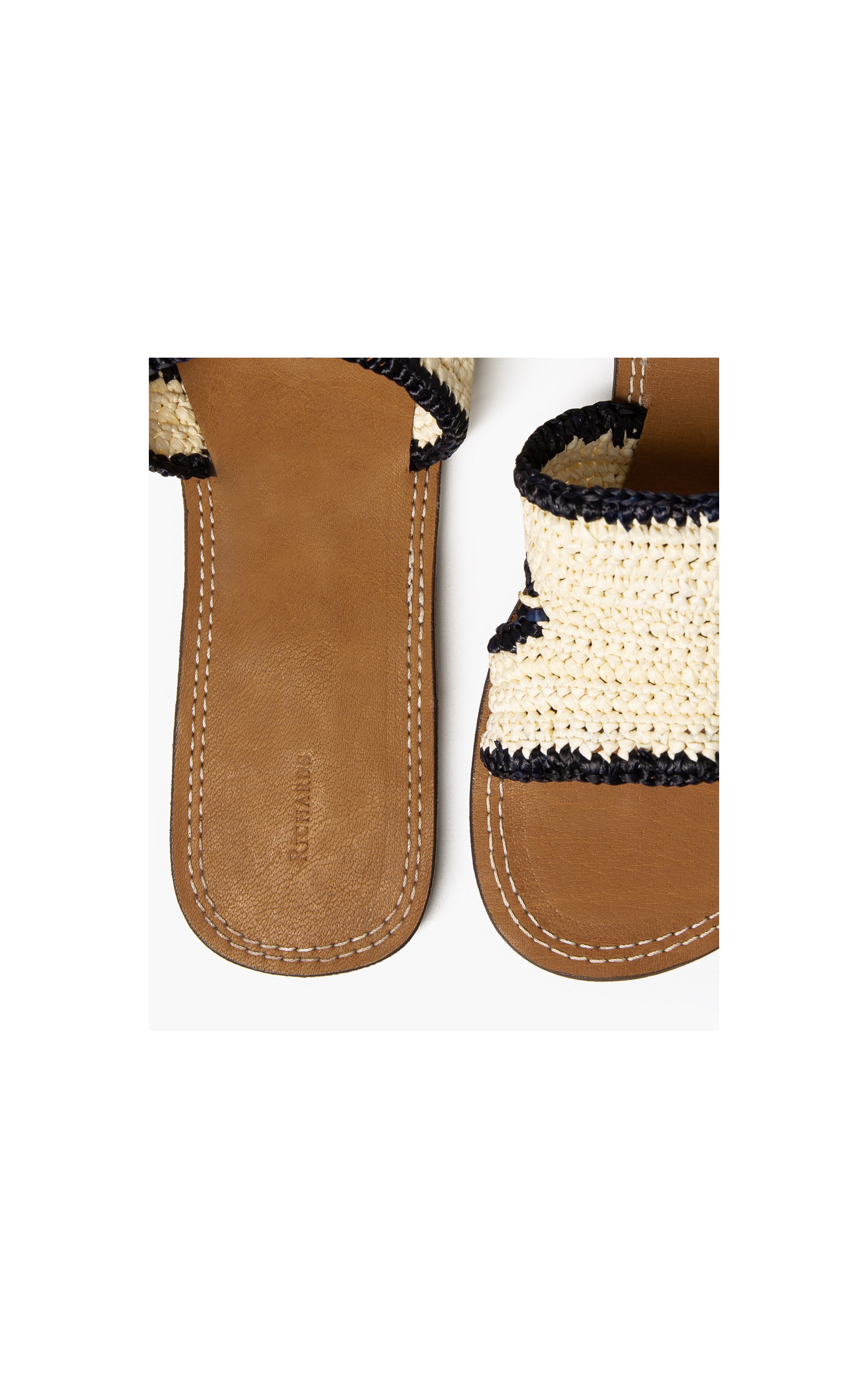 Sandália Crochet Natural