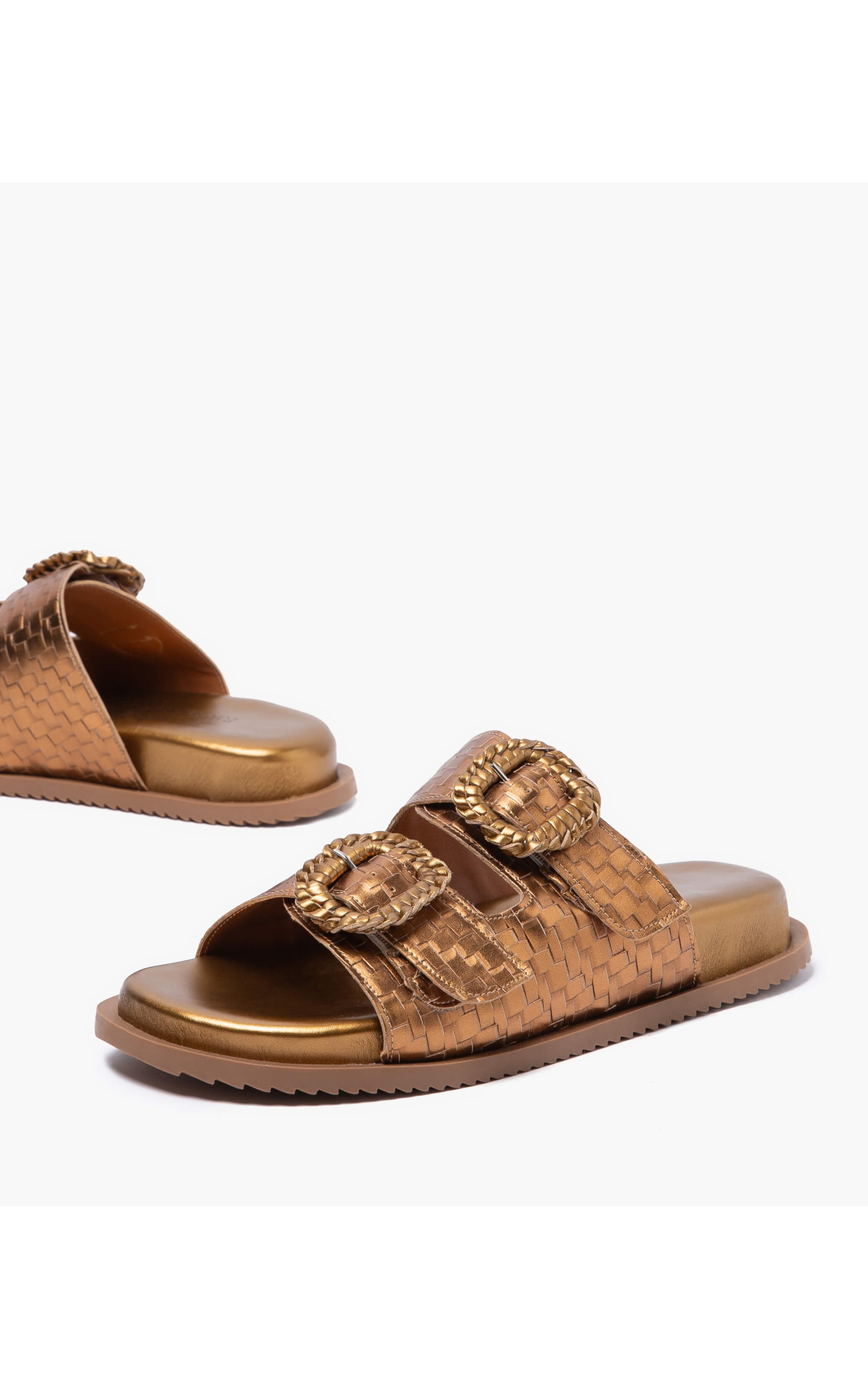 Sandália Handcrafted Rch Dourado