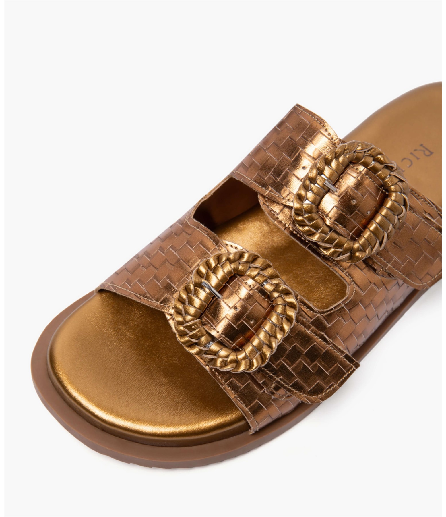 Sandália Handcrafted Rch Dourado